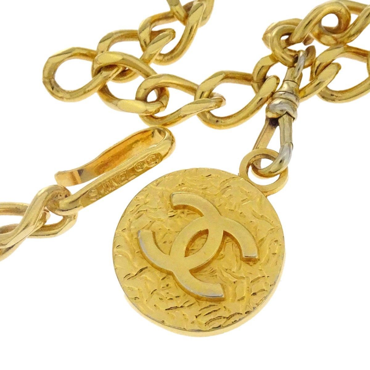 Chanel Chanel Vintage Medallion Chain Belt Metal Size ONE SIZE - 3 Thumbnail