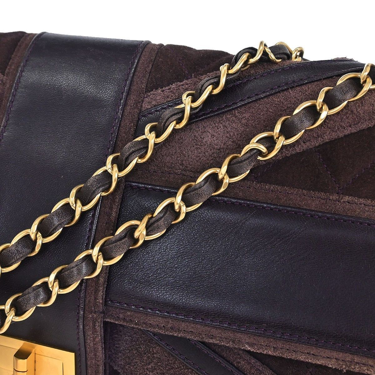 Chanel Chanel Union Jack Reissue Flap Bag Suede with Leather Size ONE SIZE - 6 Thumbnail