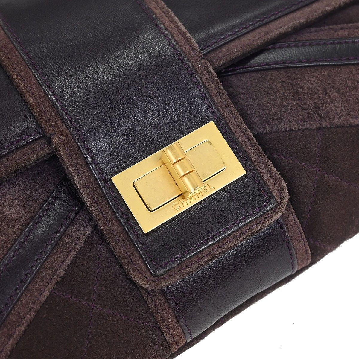 Chanel Chanel Union Jack Reissue Flap Bag Suede with Leather Size ONE SIZE - 9 Thumbnail
