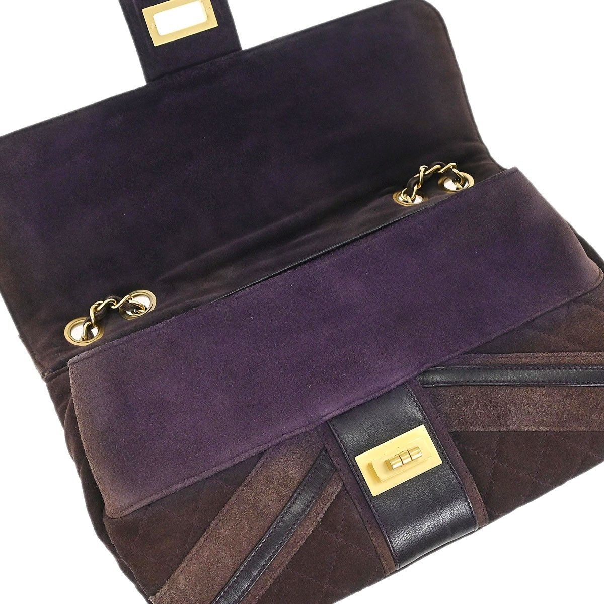 Chanel Chanel Union Jack Reissue Flap Bag Suede with Leather Size ONE SIZE - 3 Thumbnail