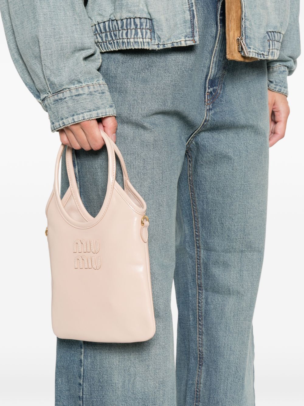 Miu Miu IVY MINI LEATHER HANDBAG Size ONE SIZE - 4 Thumbnail