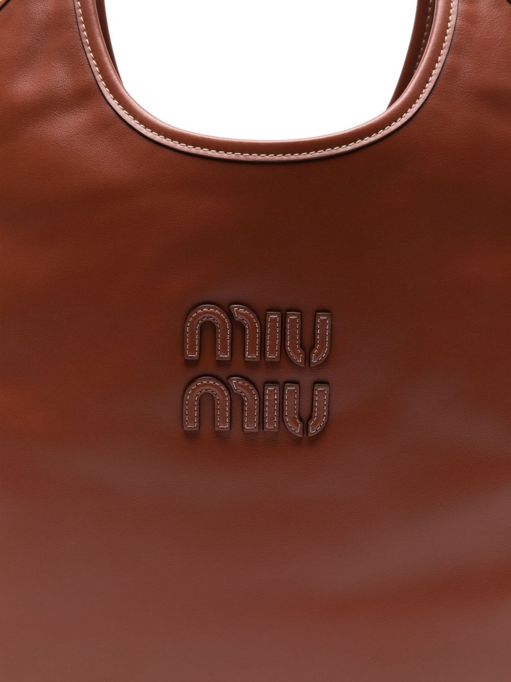 Miu Miu IVY REGULAR LEATHER TOTE BAG Size ONE SIZE - 2 Thumbnail