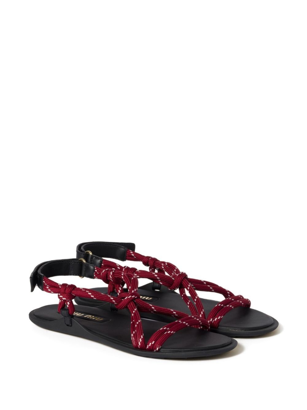 Miu Miu FLAT SANDALS Size US 9 / IT 39 - 4 Thumbnail