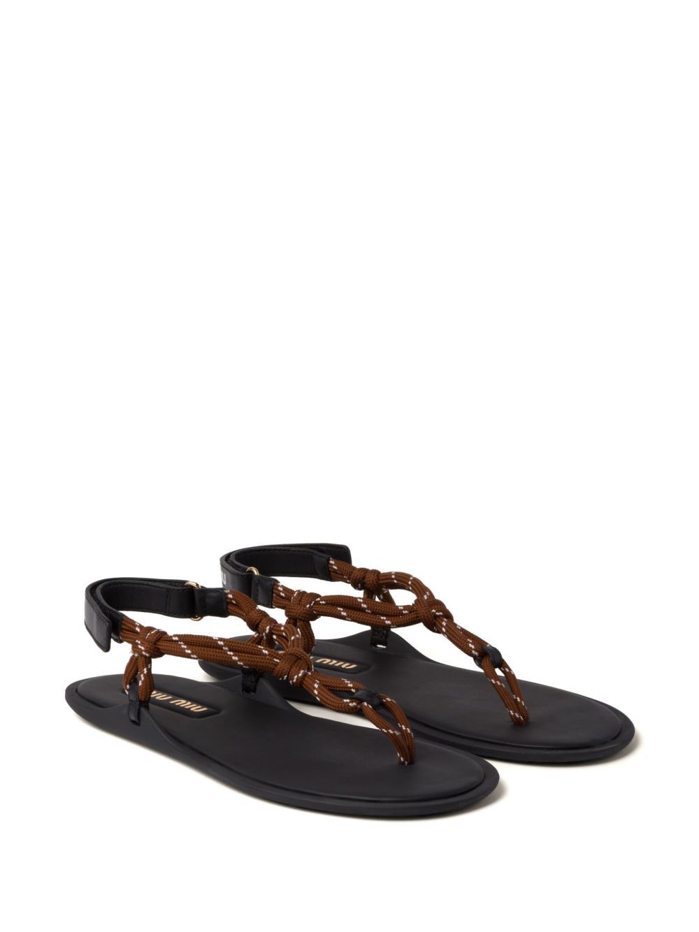 Miu Miu THONG SANDALS Size US 7 / IT 37 - 2 Thumbnail