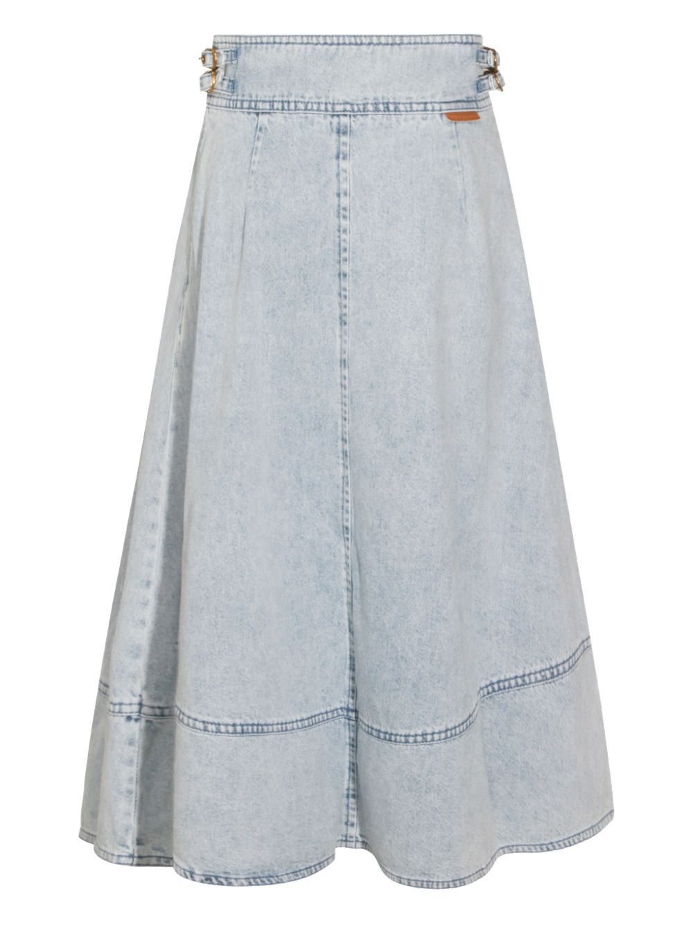 Zimmermann DENIM MAXI SKIRT Size 26" / US 2 / IT 38 - 3 Thumbnail