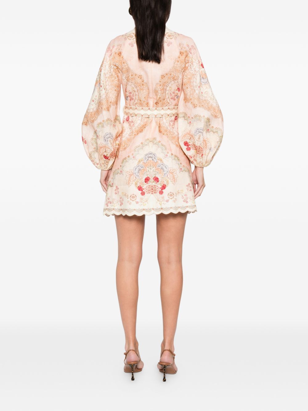 Zimmermann DAYLIGHT LINEN MINI DRESS Size M / US 6-8 / IT 42-44 - 3 Thumbnail