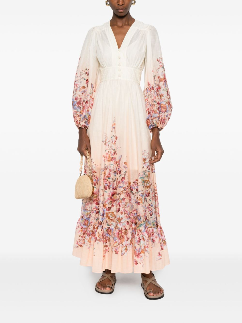 Zimmermann AWAKEN COTTON MAXI DRESS Size S / US 4 / IT 40 - 2 Thumbnail
