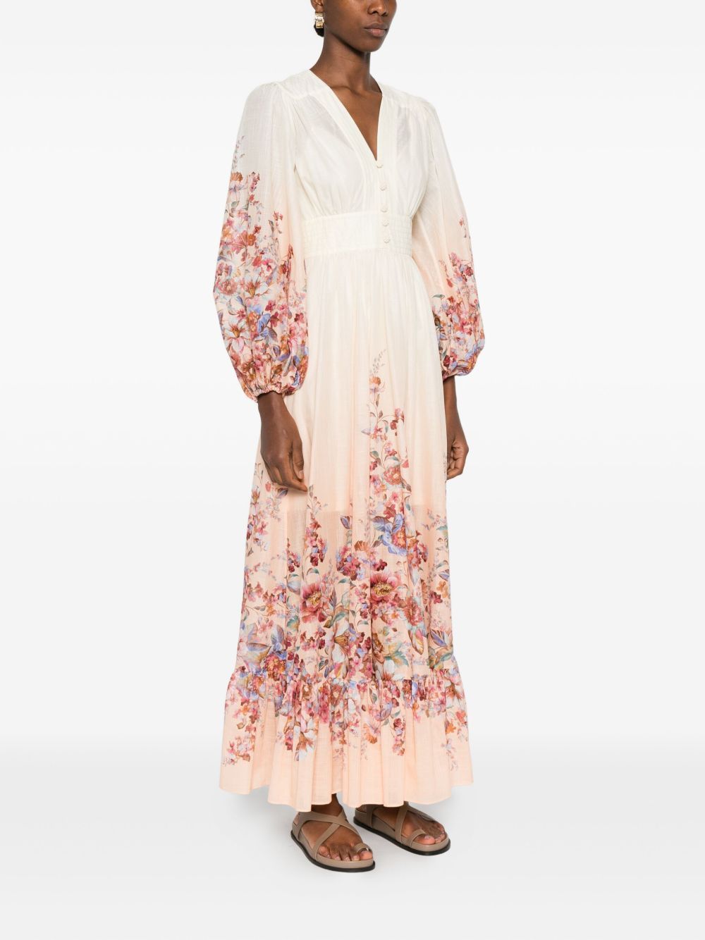 Zimmermann AWAKEN COTTON MAXI DRESS Size S / US 4 / IT 40 - 3 Thumbnail