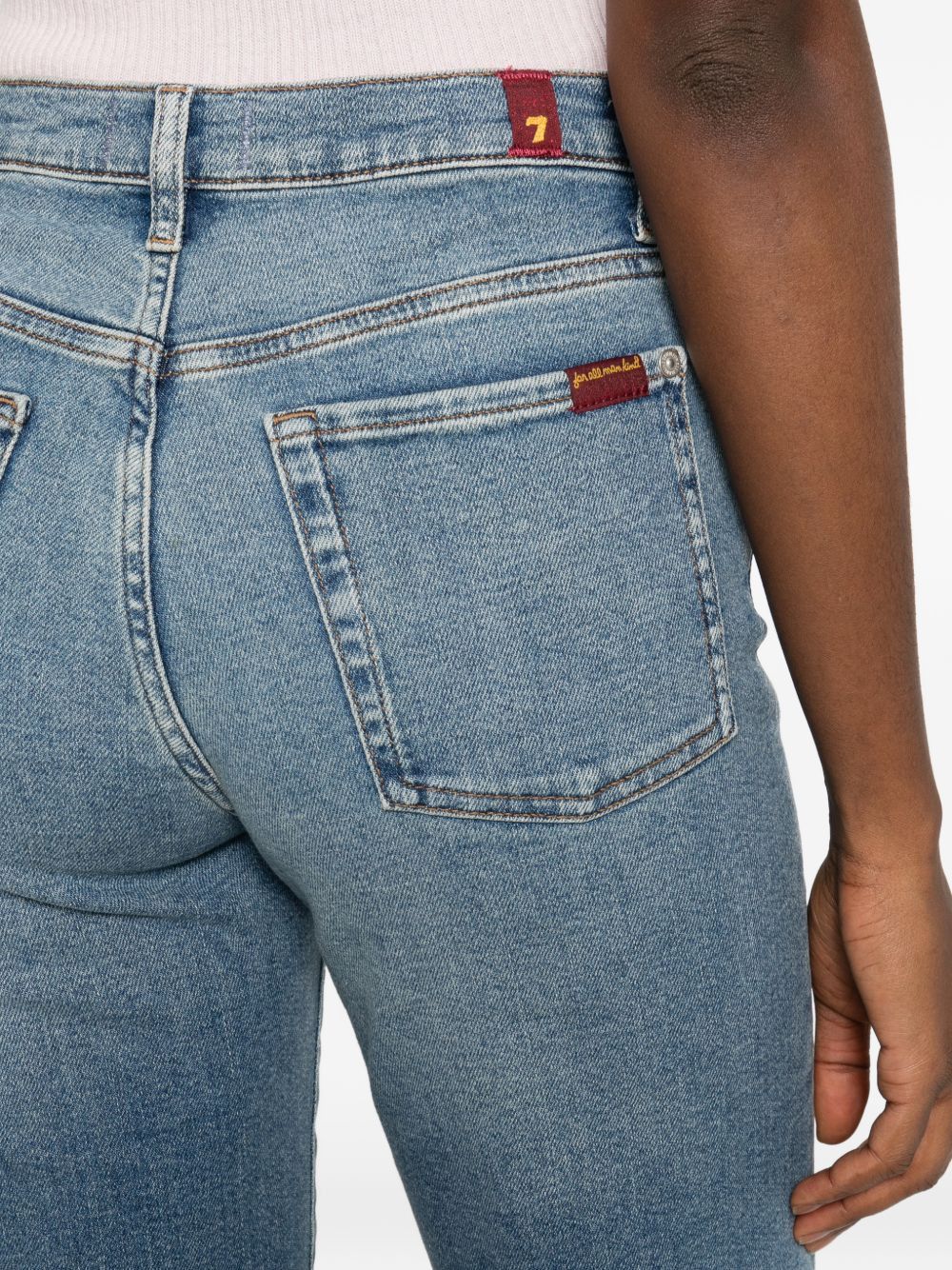 7 For All Mankind MODERN DOJO DENIM JEANS Size 27" / US 4 / IT 40 - 5 Thumbnail