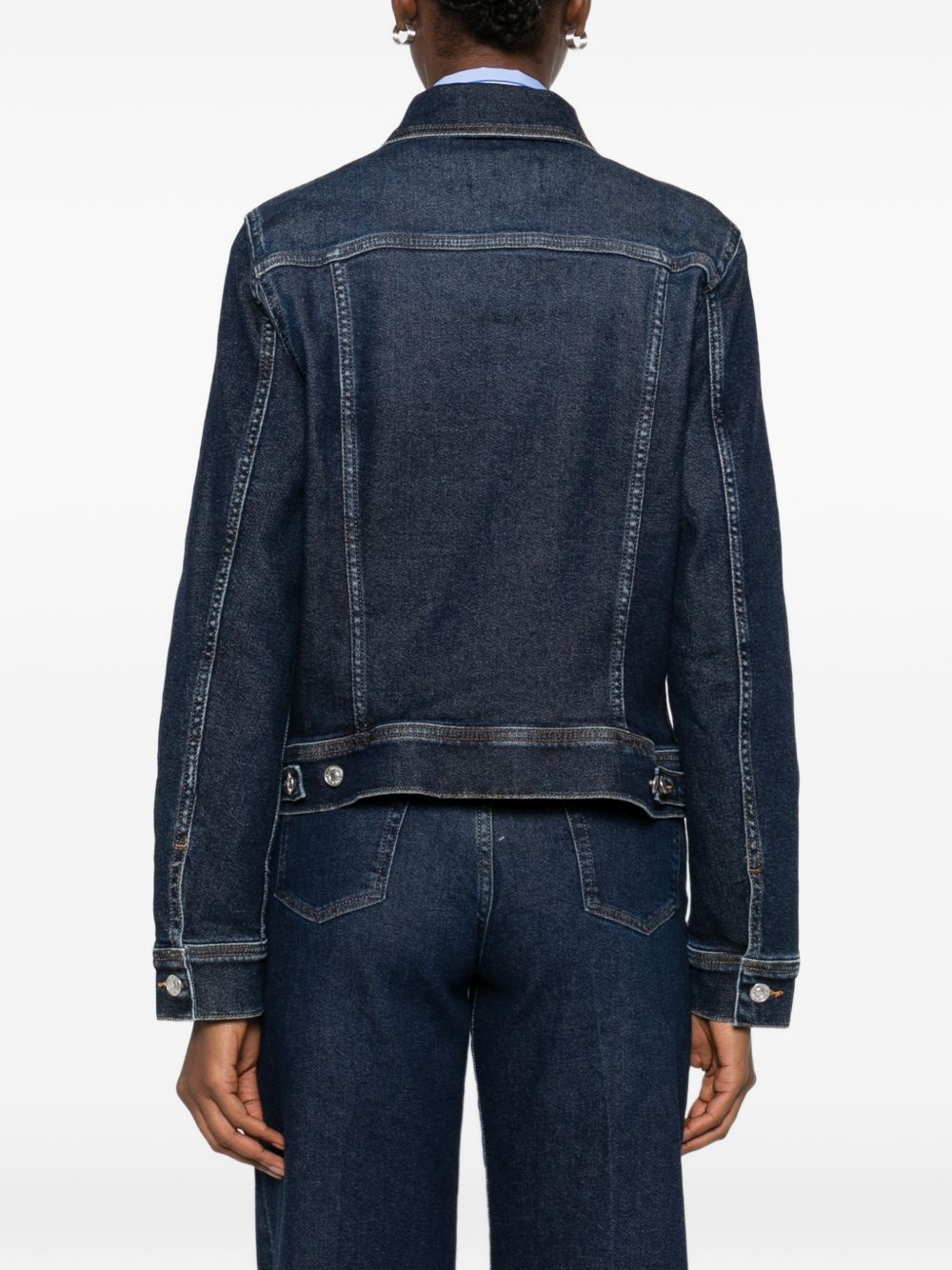 7 For All Mankind ADI DENIM TRUCKER JACKET Size M / US 6-8 / IT 42-44 - 2 Thumbnail