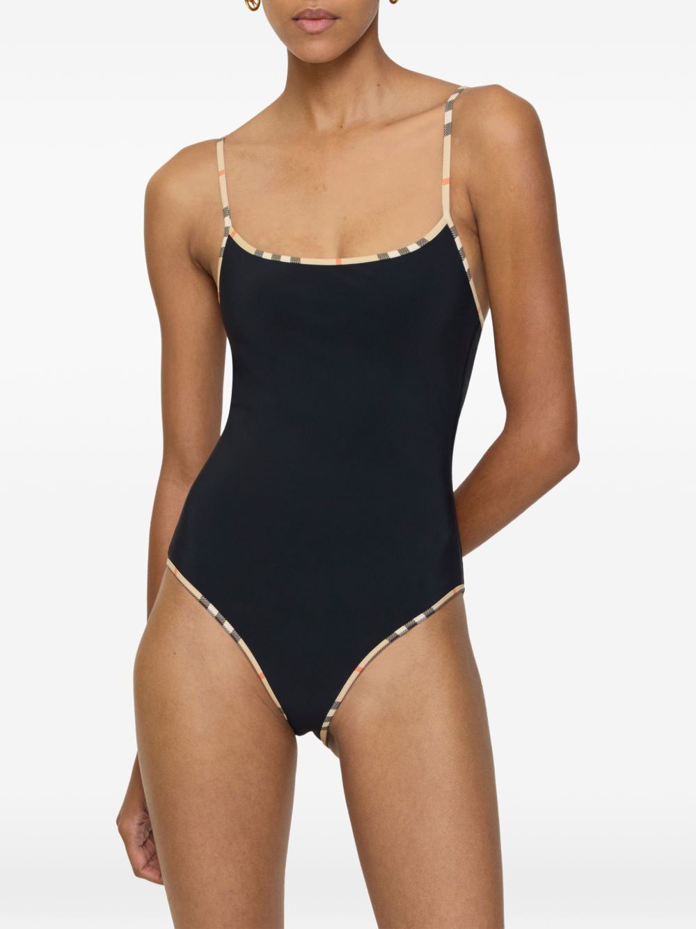 Burberry CHECK DETAIL SWIMSUIT Size M / US 6-8 / IT 42-44 - 2 Thumbnail
