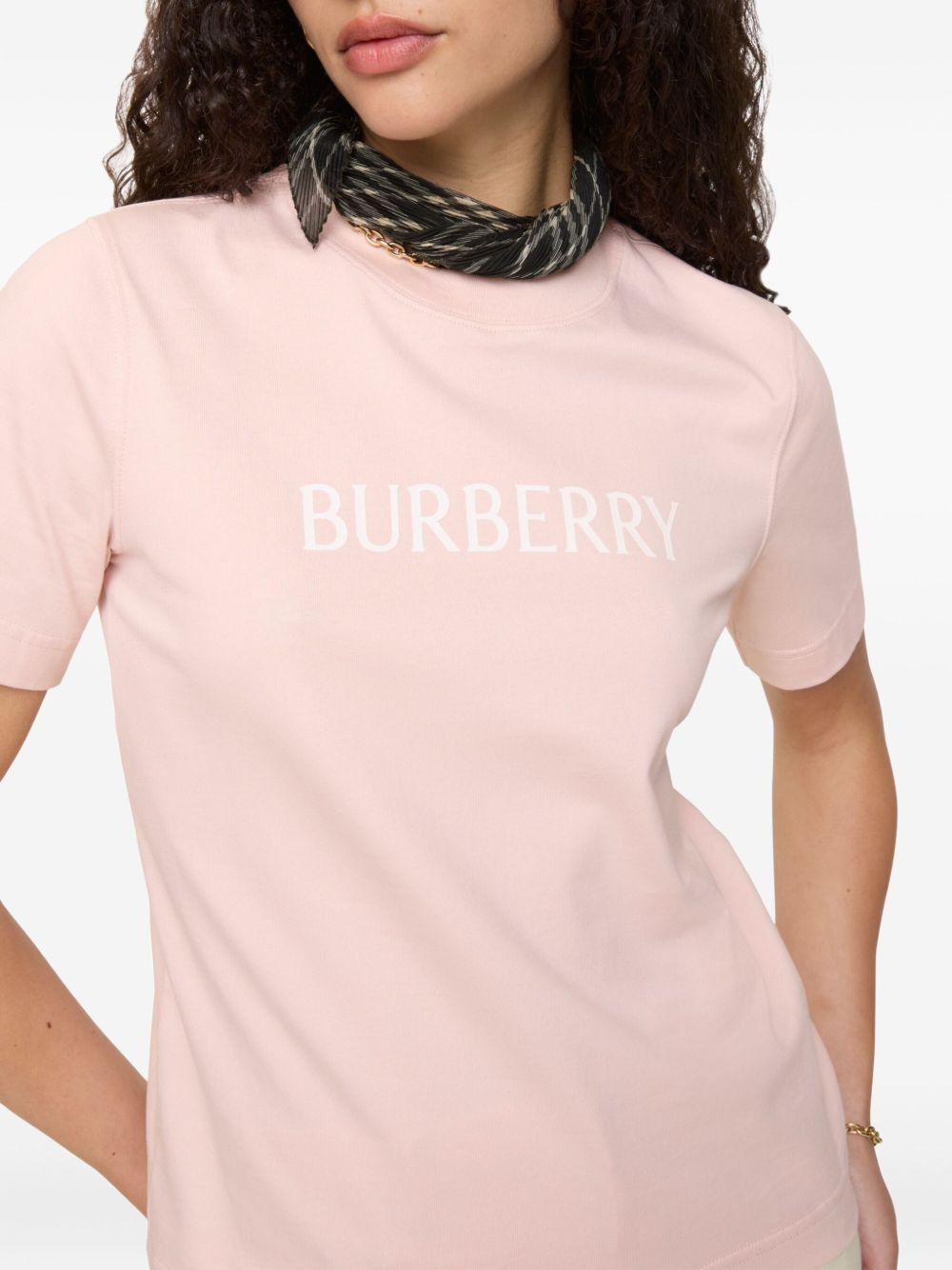 Burberry LOGO COTTON T-SHIRT Size S / US 4 / IT 40 - 2 Thumbnail