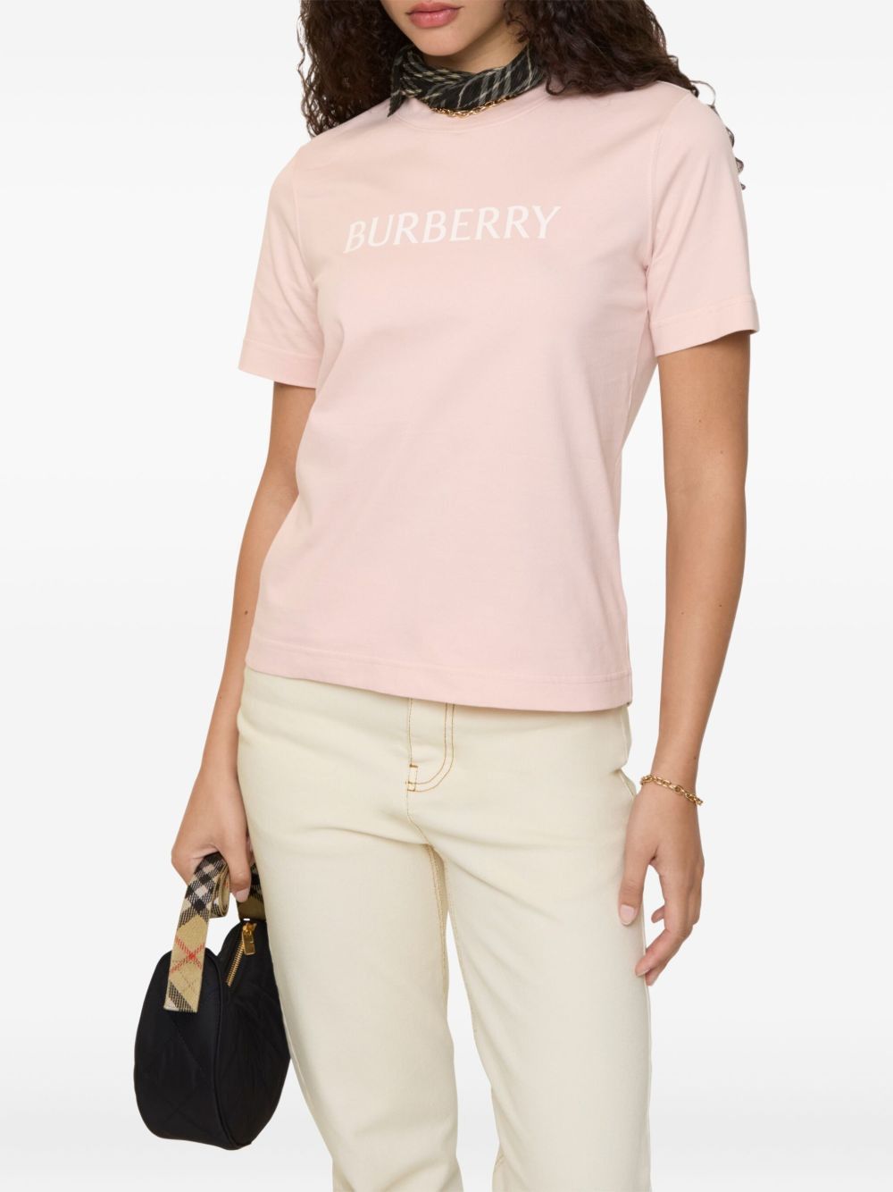 Burberry LOGO COTTON T-SHIRT Size S / US 4 / IT 40 - 4 Thumbnail