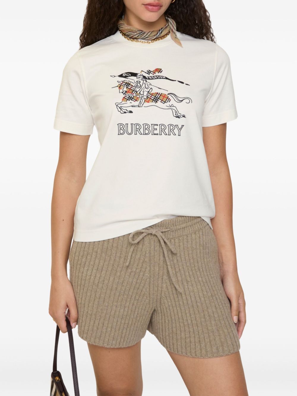 Burberry EKD COTTON T-SHIRT Size XS / US 0-2 / IT 36-38 - 3 Thumbnail