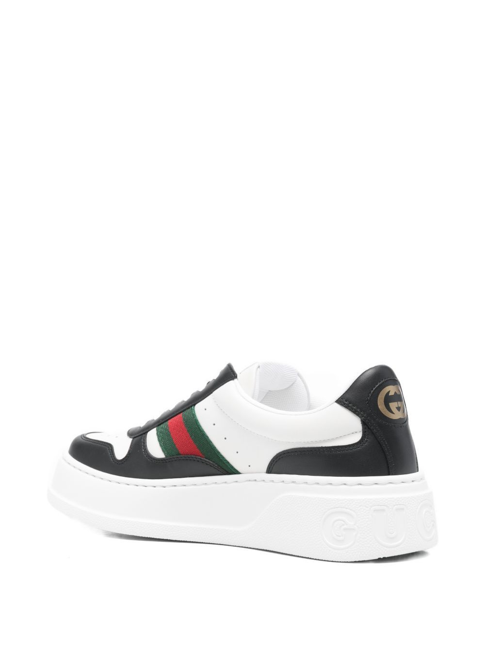 Gucci CHUNKY B LEATHER SNEAKERS Size US 10 / EU 43 - 2 Thumbnail
