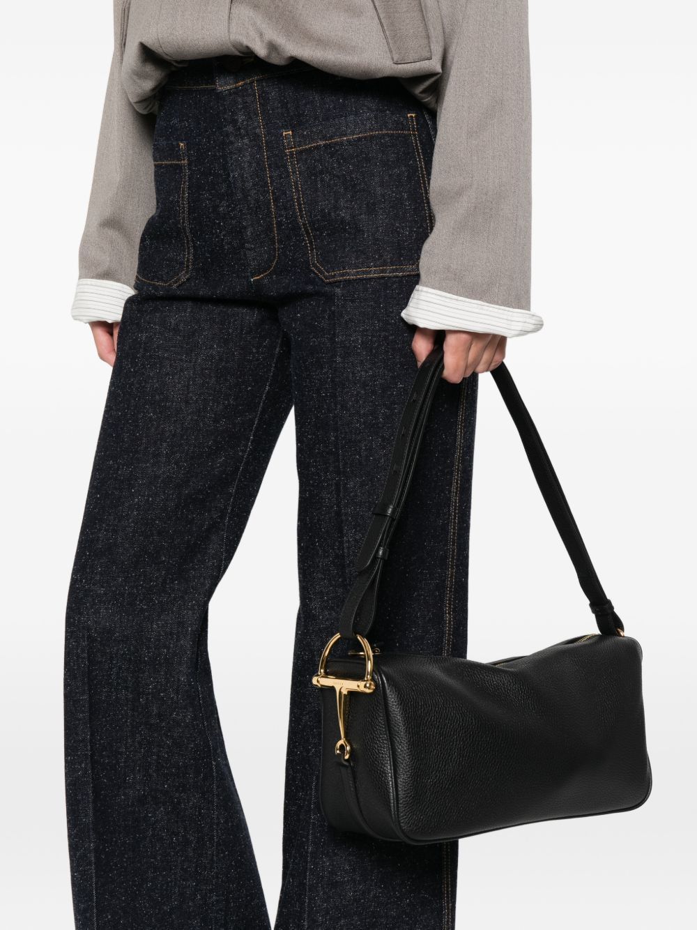 Gucci HALF HORSEBIT MEDIUM LEATHER SHOULDER BAG Size ONE SIZE - 2 Thumbnail
