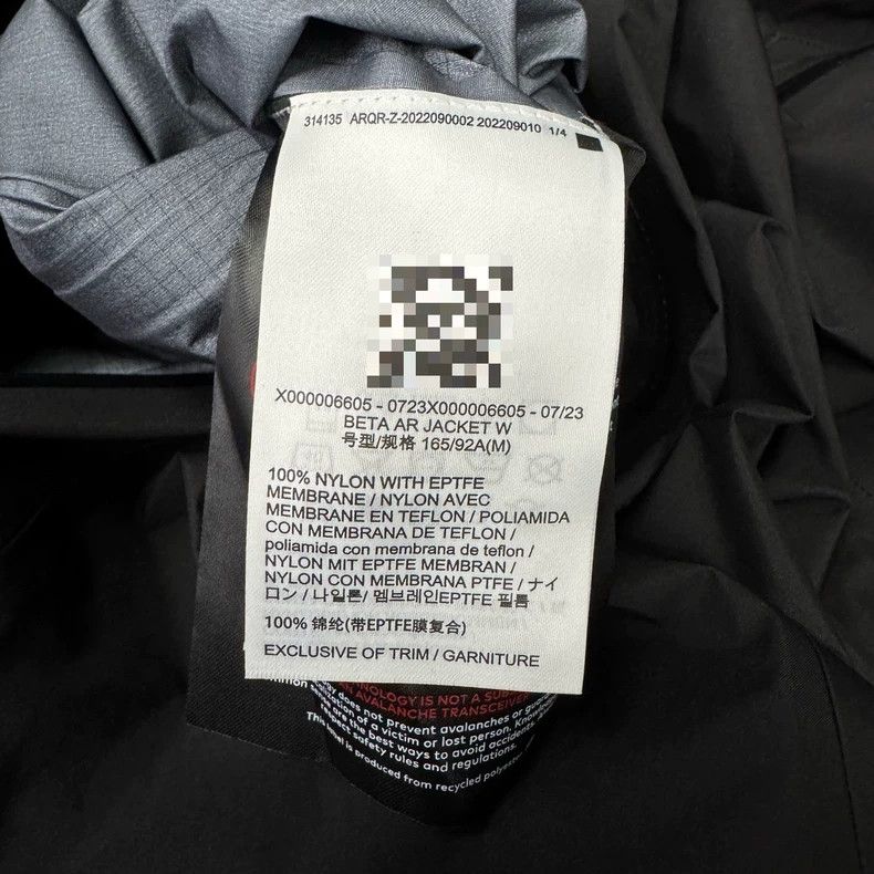 Arc'teryx Arcteryx Beta Black Gray Raincoat-yf Size US M / EU 48-50 / 2 - 4 Thumbnail