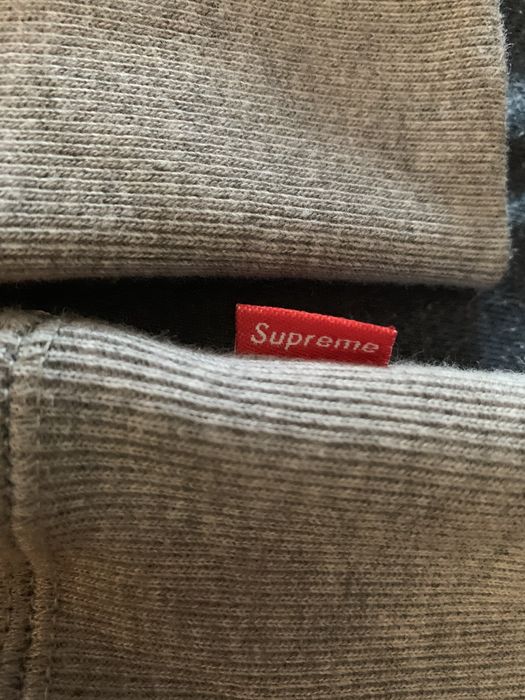 Supreme Box Logo Crewneck Heather Grey