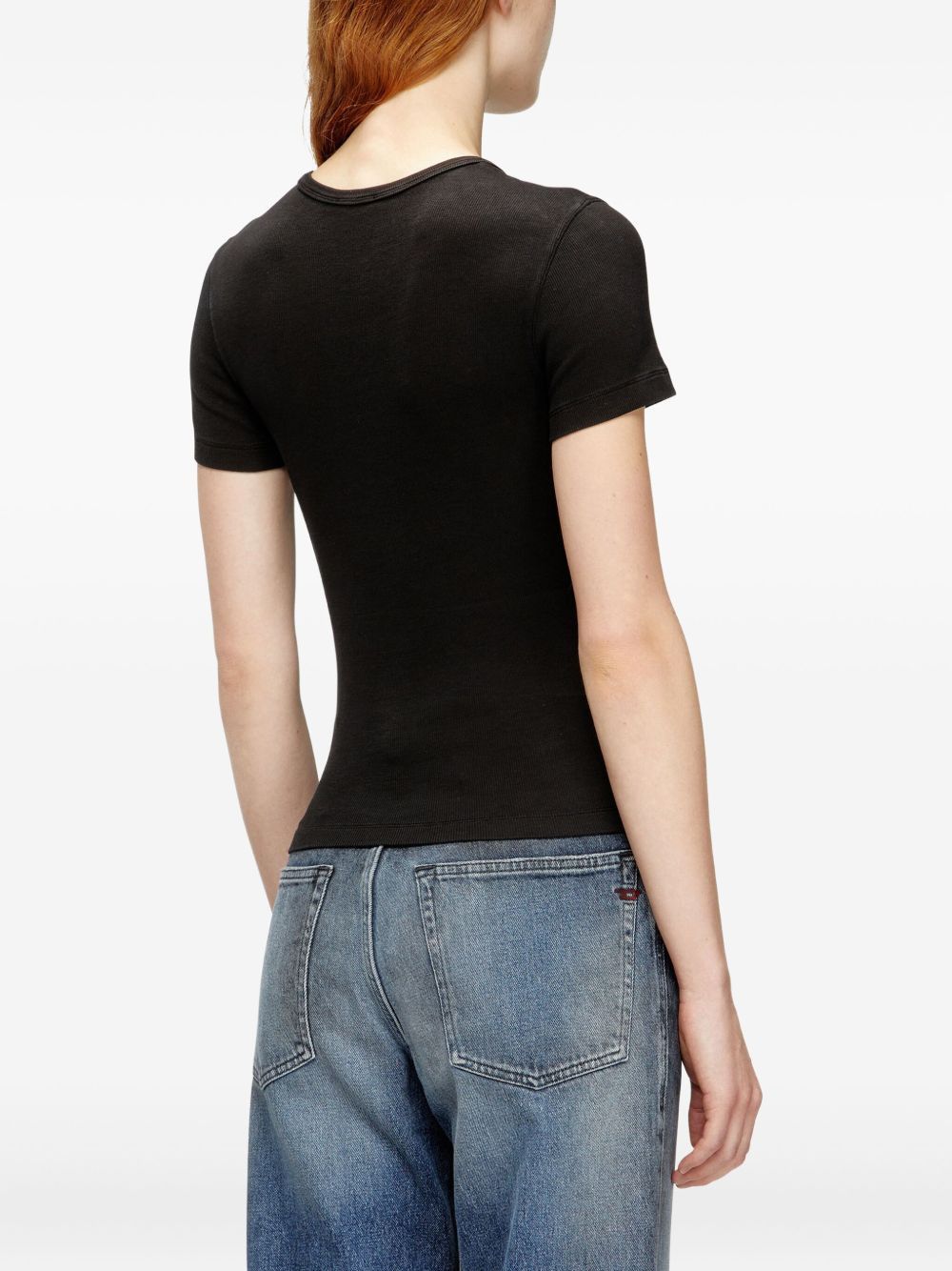 Diesel LOGO COTTON T-SHIRT Size S / US 4 / IT 40 - 3 Thumbnail