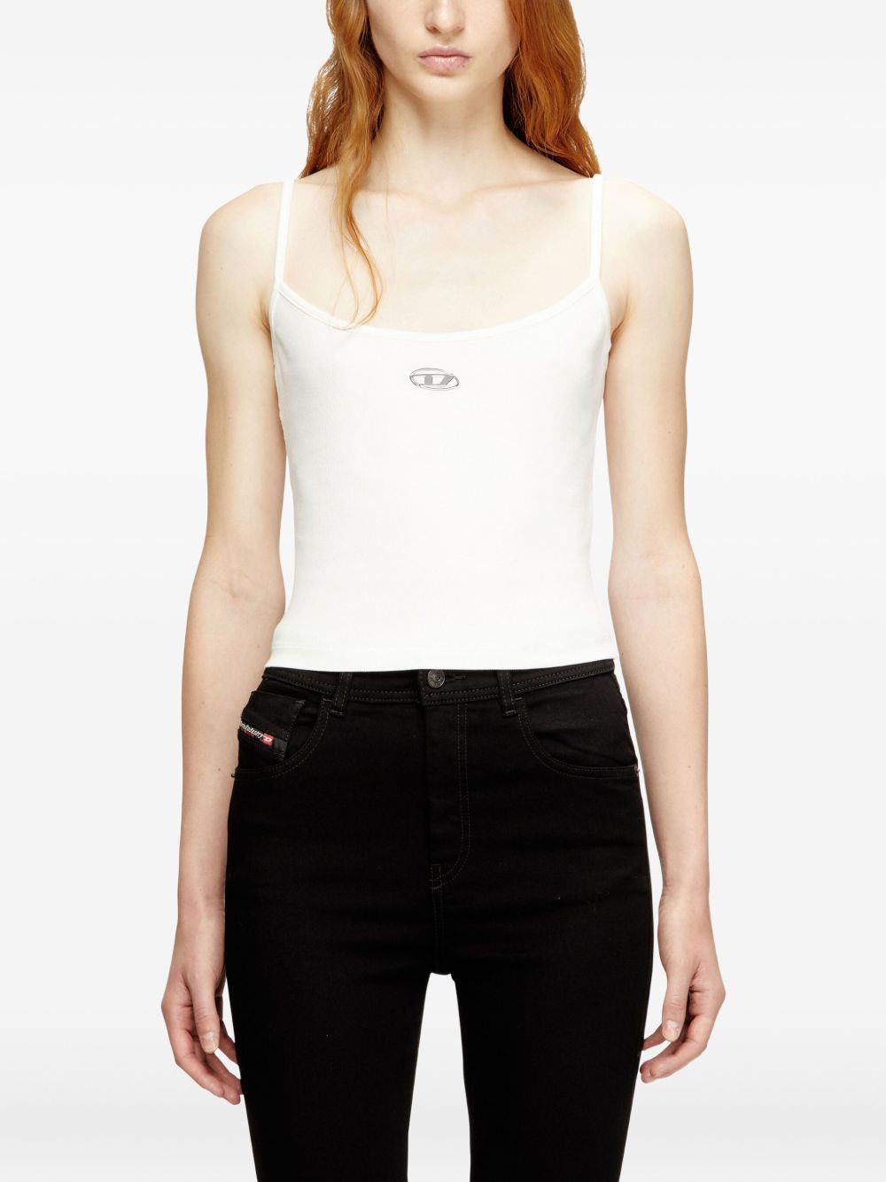 Diesel LOGO COTTON TANK TOP Size L / US 10 / IT 46 - 2 Thumbnail