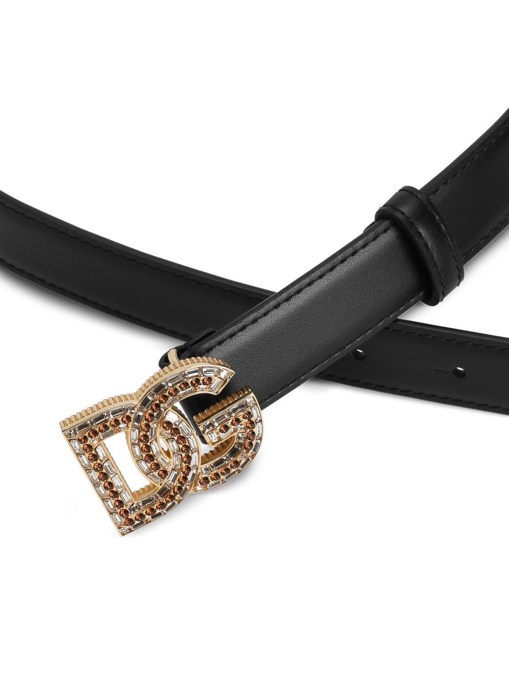 Dolce & Gabbana LEATHER BELT Size ONE SIZE - 3 Thumbnail