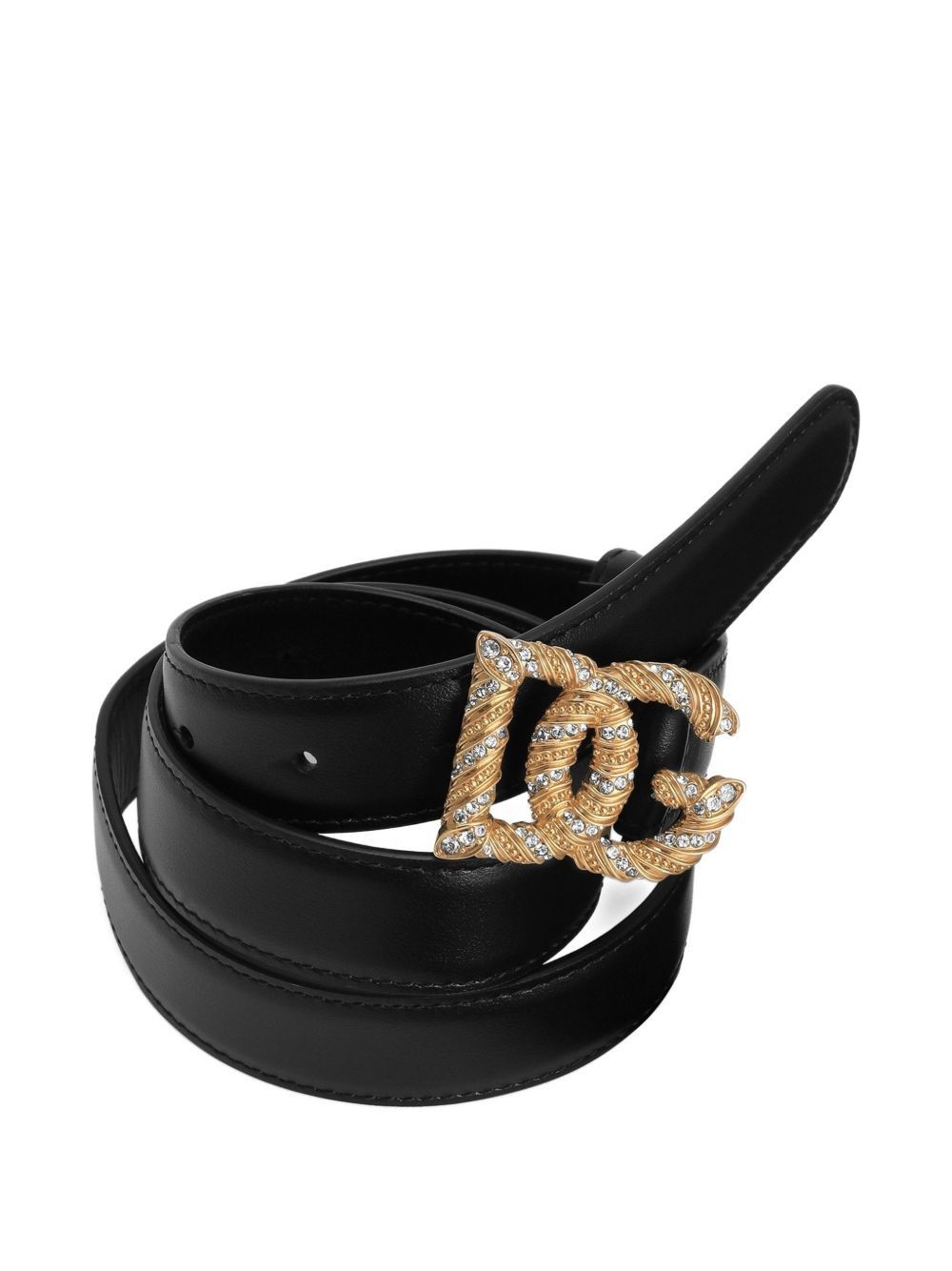 Dolce & Gabbana LEATHER BELT Size ONE SIZE - 2 Thumbnail