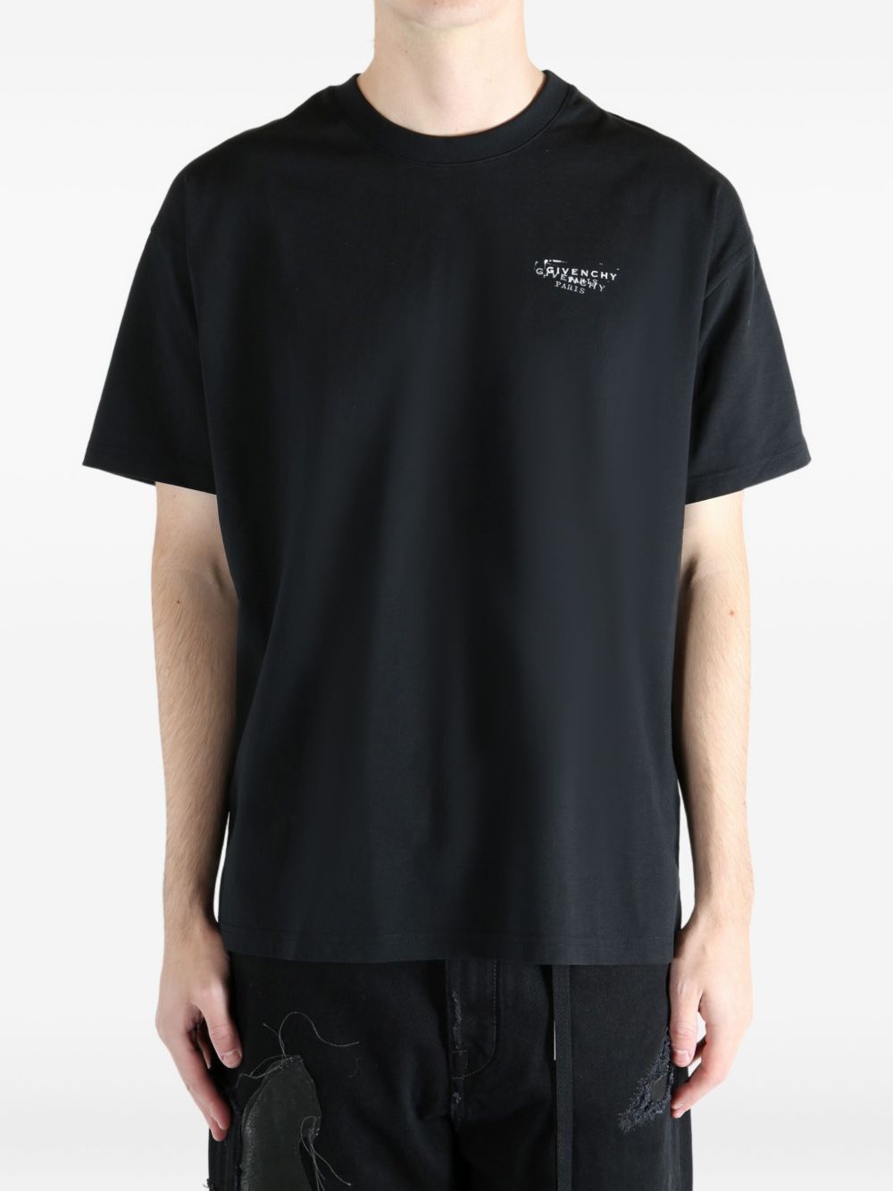 Givenchy LOGO COTTON T-SHIRT Size US M / EU 48-50 / 2 - 3 Thumbnail