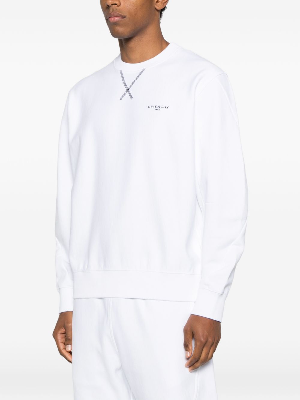 Givenchy LOGO COTTON HOODIE Size US XL / EU 56 / 4 - 2 Thumbnail