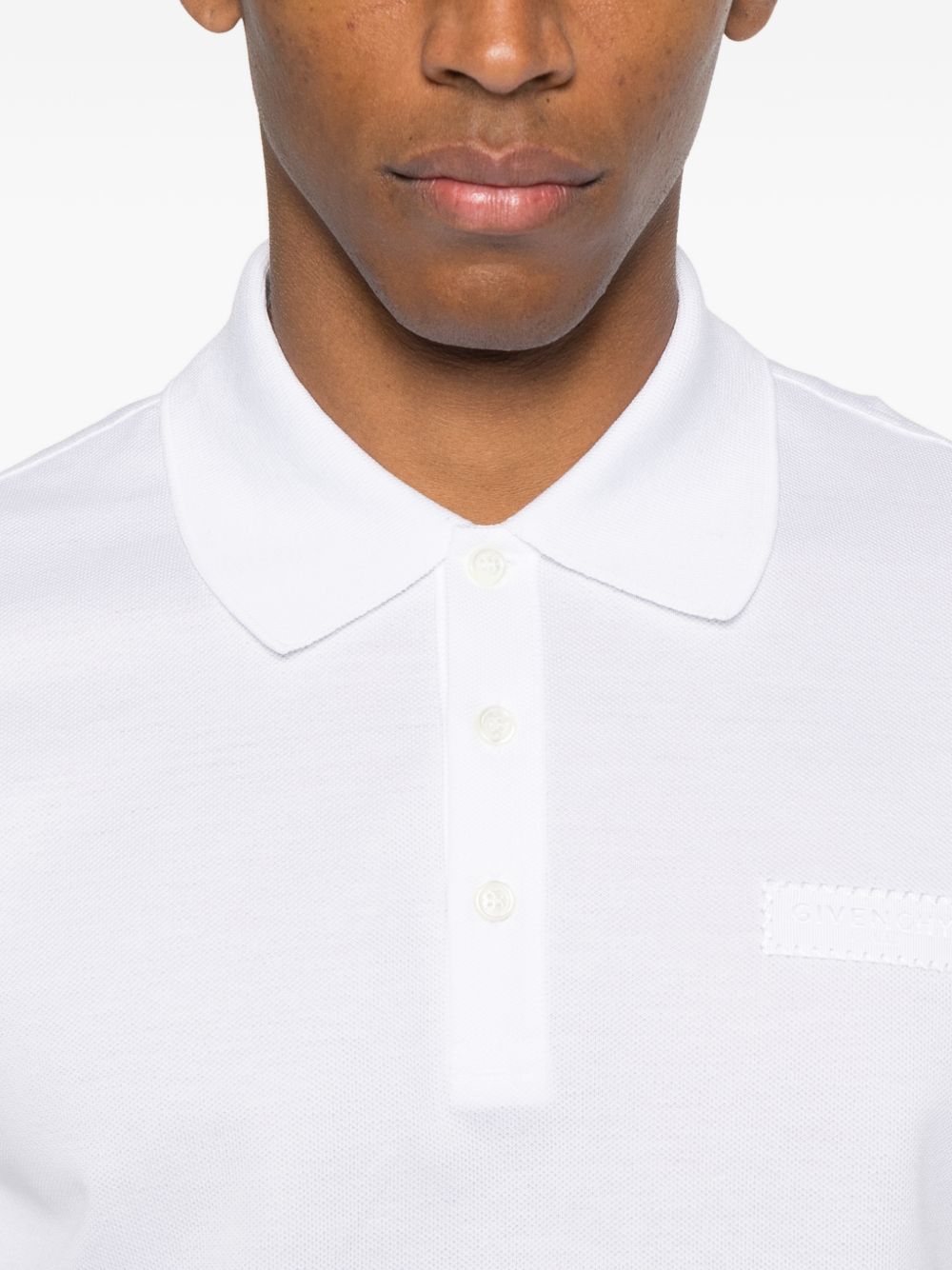 Givenchy COTTON POLO SHIRT Size US XL / EU 56 / 4 - 4 Thumbnail