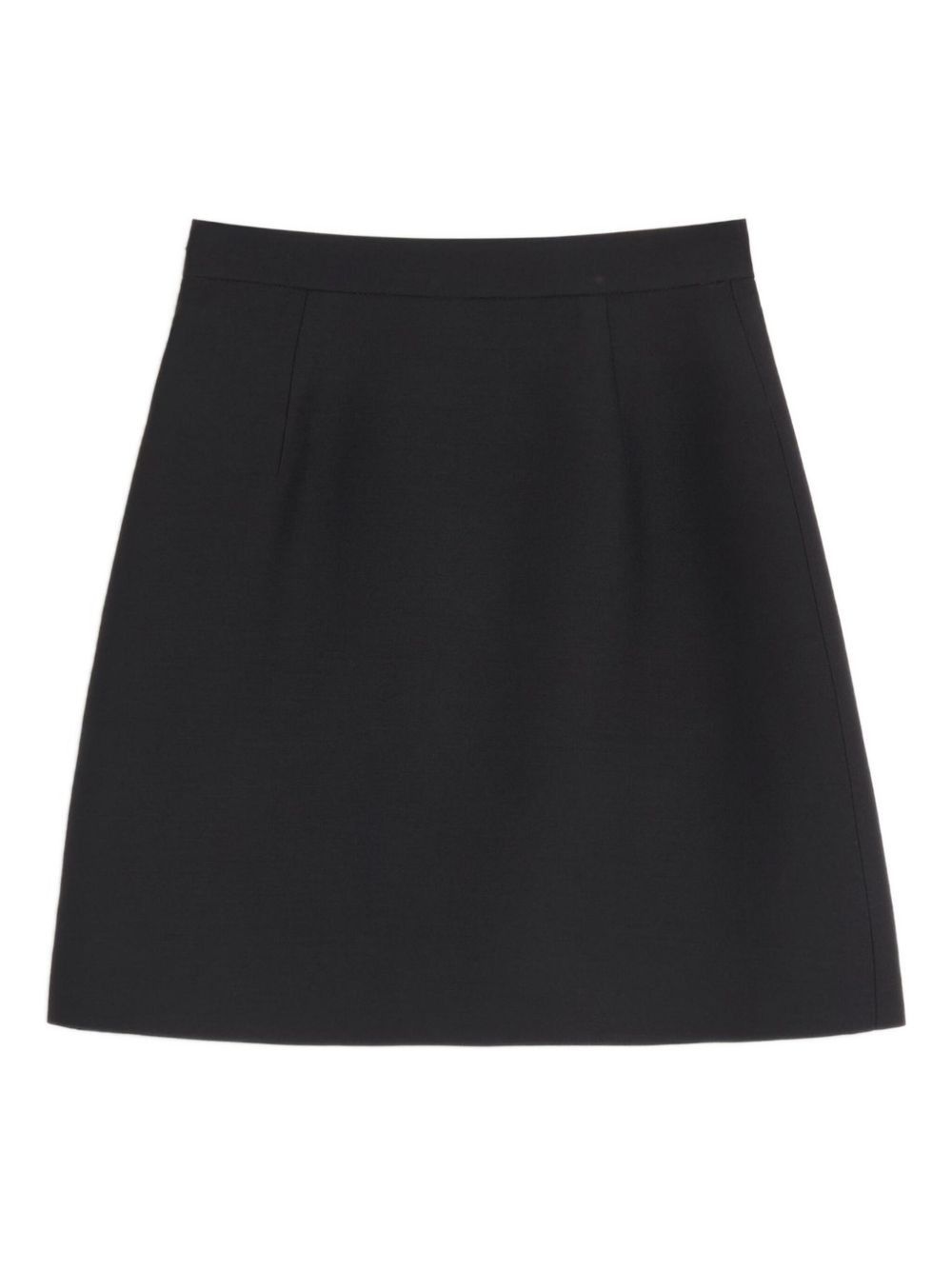 Valentino VLOGO SIGNATURE WOOL AND SILK SKIRT Size 27" / US 4 / IT 40 - 2 Thumbnail