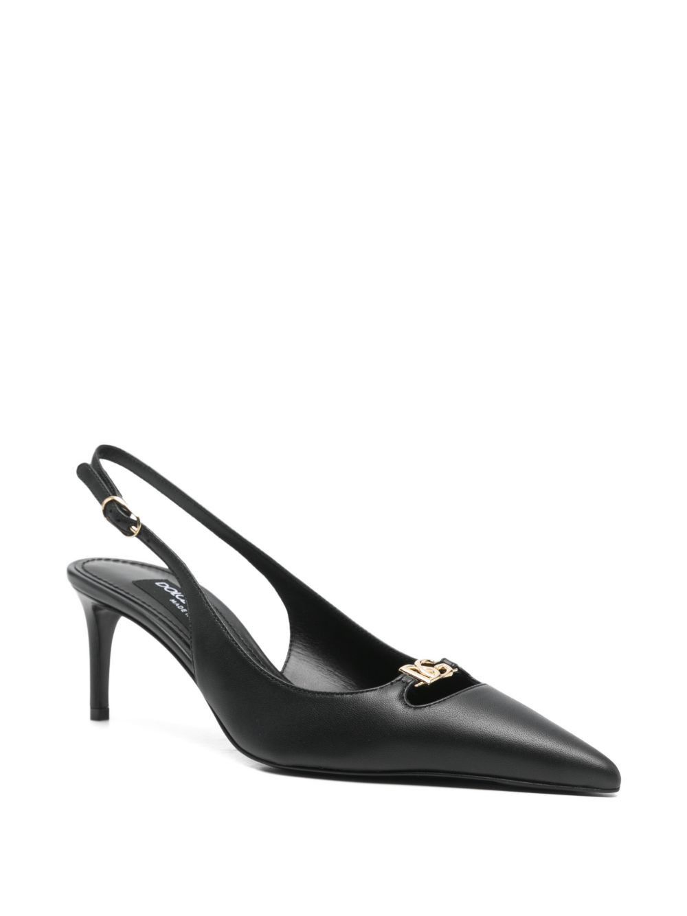 Dolce & Gabbana LEATHER SLINGBACK PUMPS Size US 10 / IT 40 - 3 Thumbnail