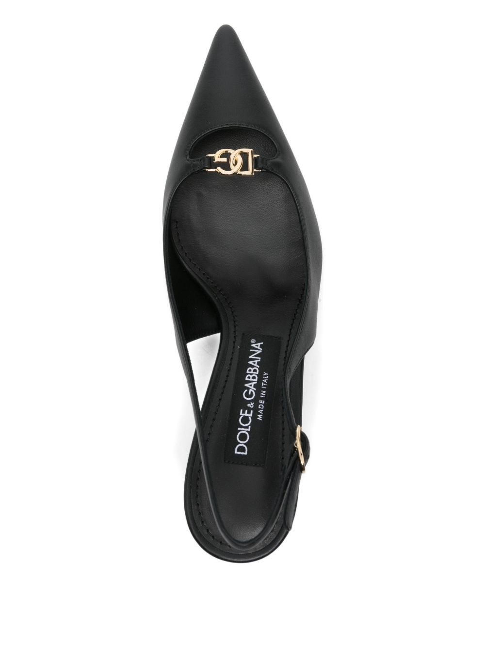 Dolce & Gabbana LEATHER SLINGBACK PUMPS Size US 11 / IT 41 - 4 Thumbnail