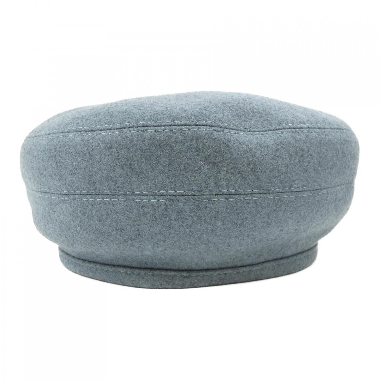 Hermes Hermes Hermes Cuir de Selle Parisienne Patchwork Cashmere Cap Others Hats DUTY FREE for USA Size ONE SIZE - 2 Thumbnail