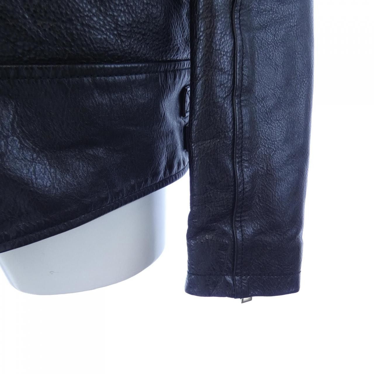 Other Other Dsquared2 S74AM0956 Leather Riders Jacket Leather Outerwear S74AM0956 DUTY FREE for USA Size ONE SIZE - 6 Thumbnail