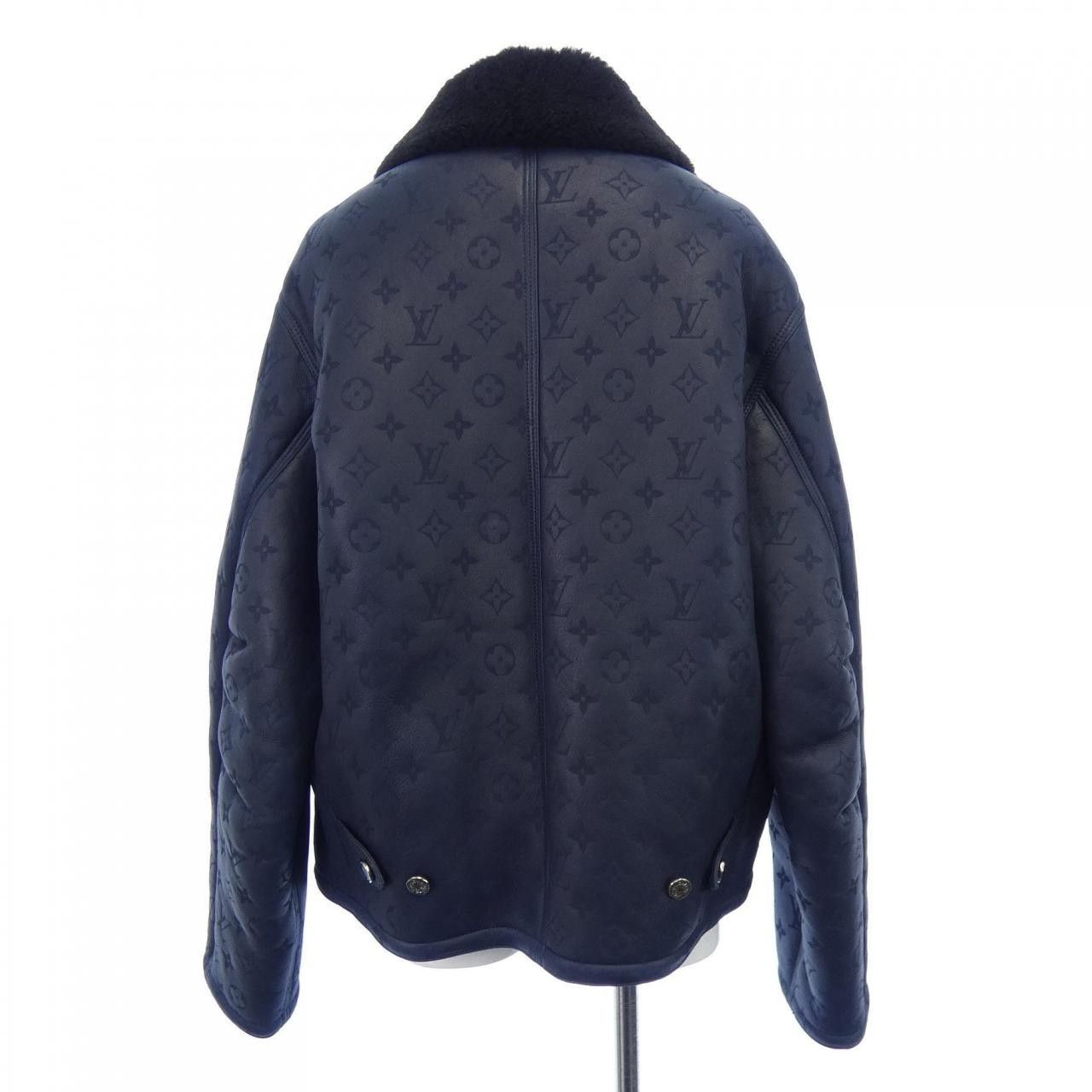Louis Vuitton Louis Vuitton Louis Vuitton LVSE Monogram Shearling Jacket Others Outerwear HML42EYGL DUTY FREE for USA Size ONE SIZE - 2 Thumbnail