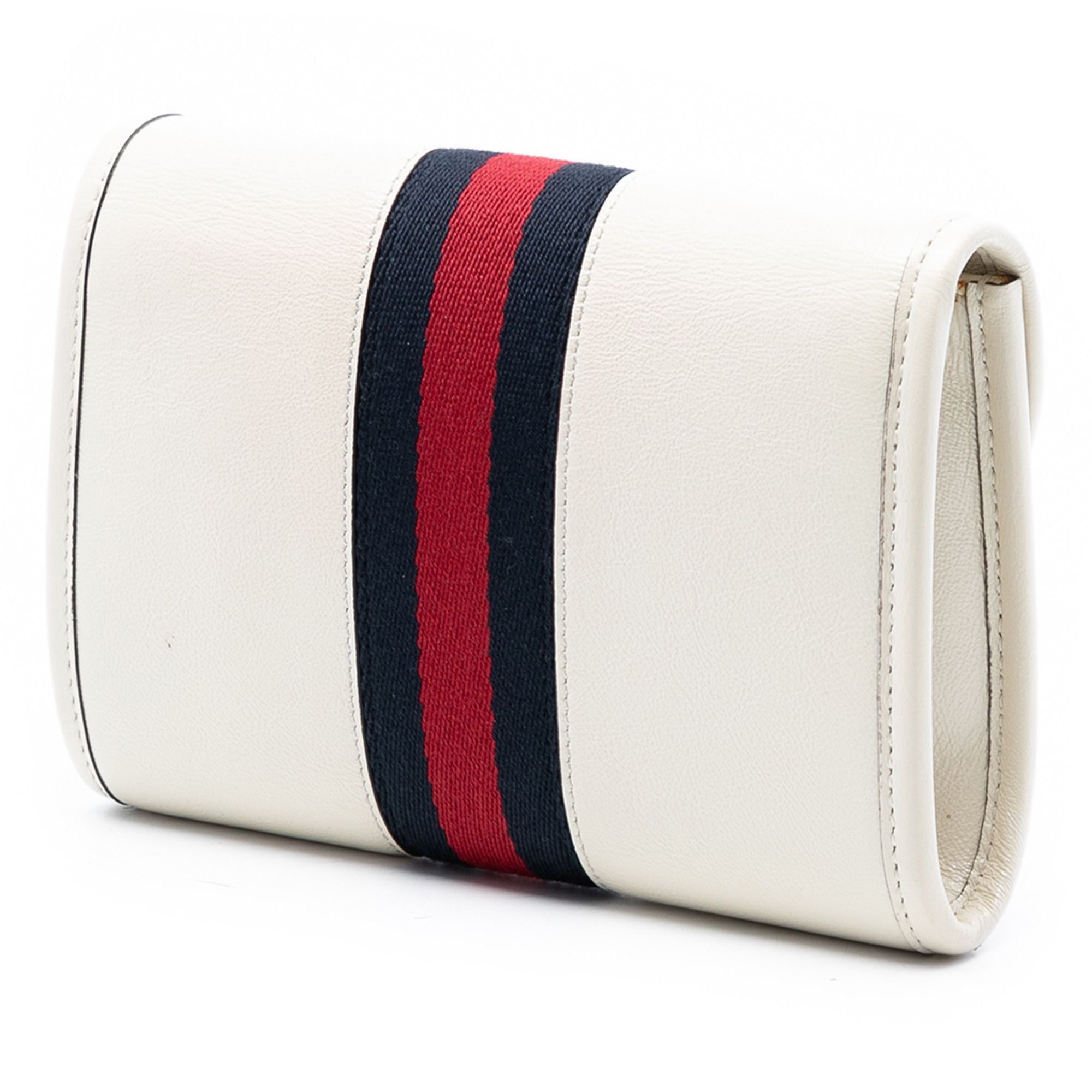 Gucci Gucci Mini Leather Rajah Web Chain Crossbody Size ONE SIZE - 2 Thumbnail