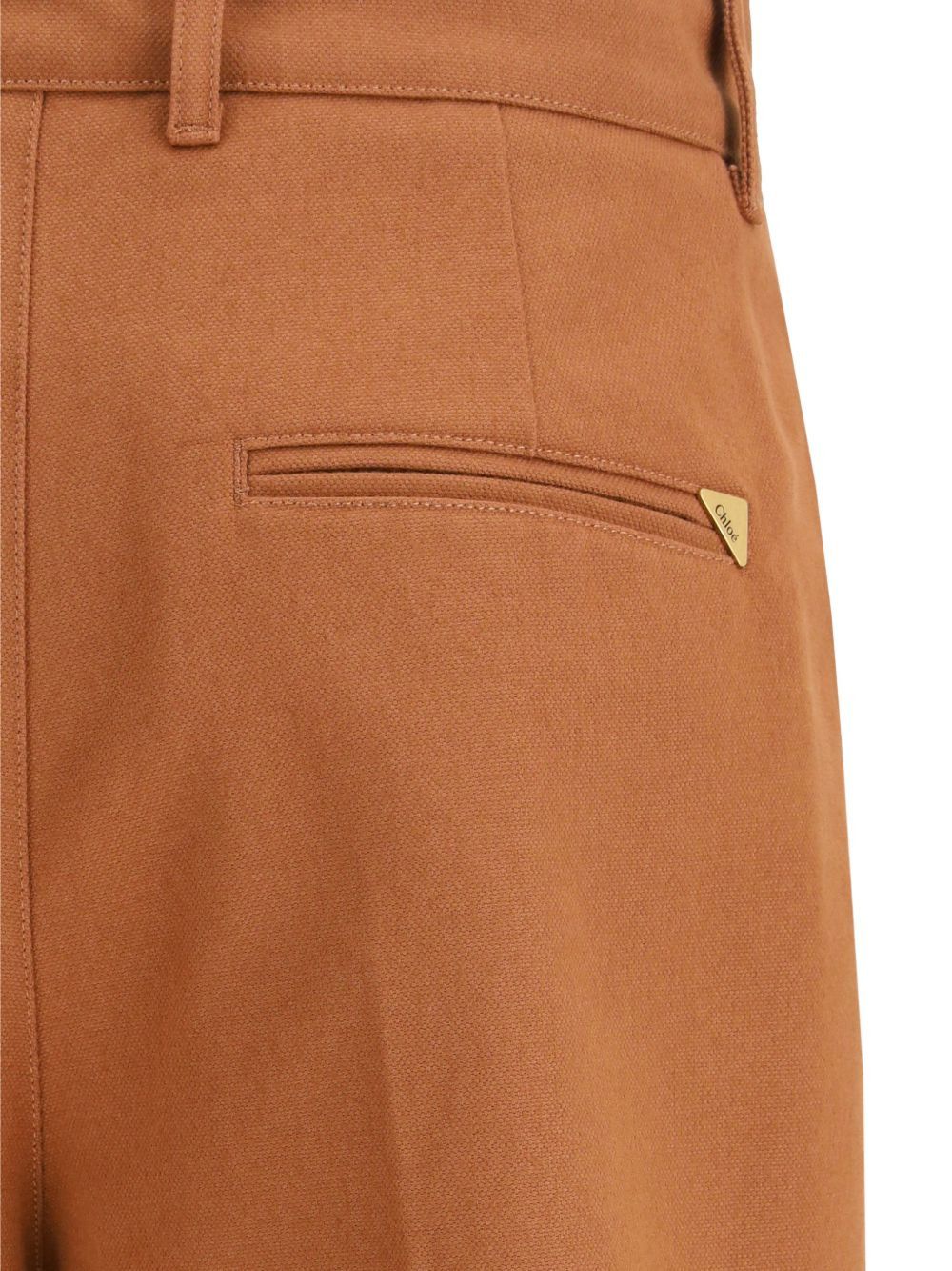 Chloe CANVAS WIDE-LEG TROUSERS Size 26" / US 2 / IT 38 - 3 Thumbnail