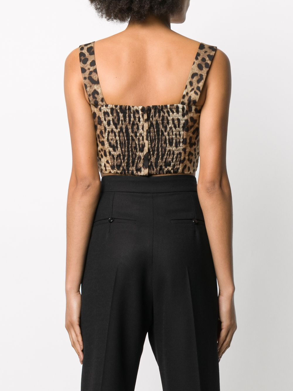 Dolce & Gabbana LEOPARD PRINT BUSTIER TOP Size M / US 6-8 / IT 42-44 - 3 Thumbnail