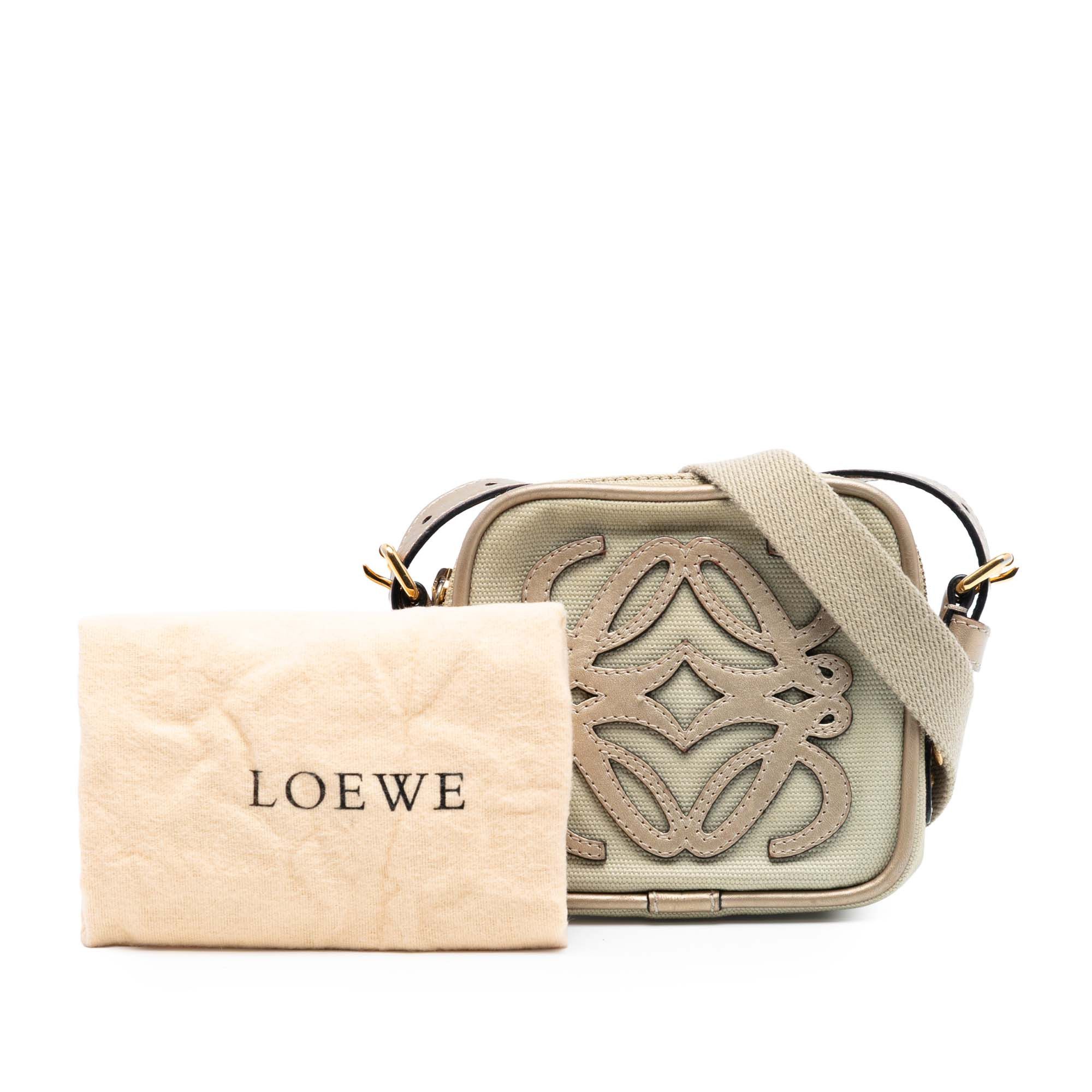 Loewe LOEWE Mini Canvas Anagram Crossbody Size ONE SIZE - 8 Thumbnail