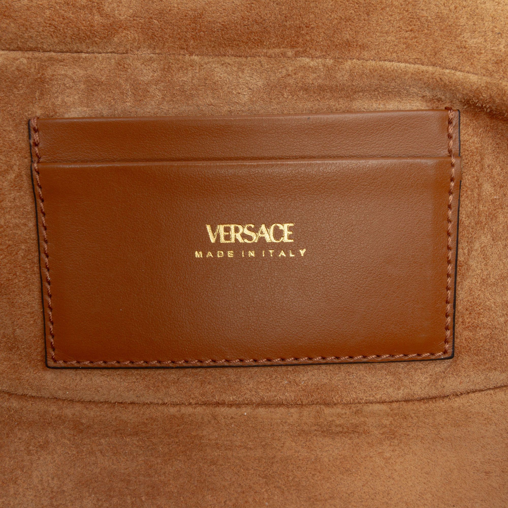 Versace Versace Leather V Greca Signature Belt Bag Size ONE SIZE - 5 Thumbnail