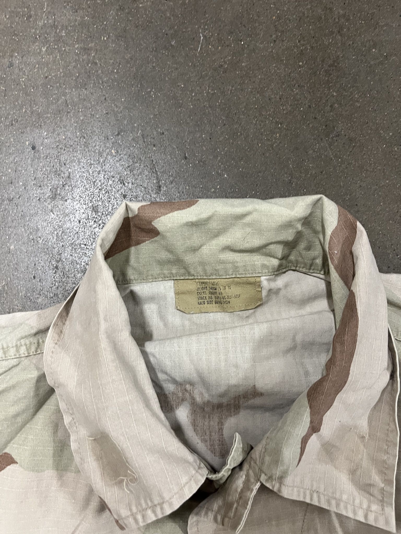 Vintage Vintage US Army Desert Camo Ripstop Field Shirt Size L Size US L / EU 52-54 / 3 - 3 Thumbnail