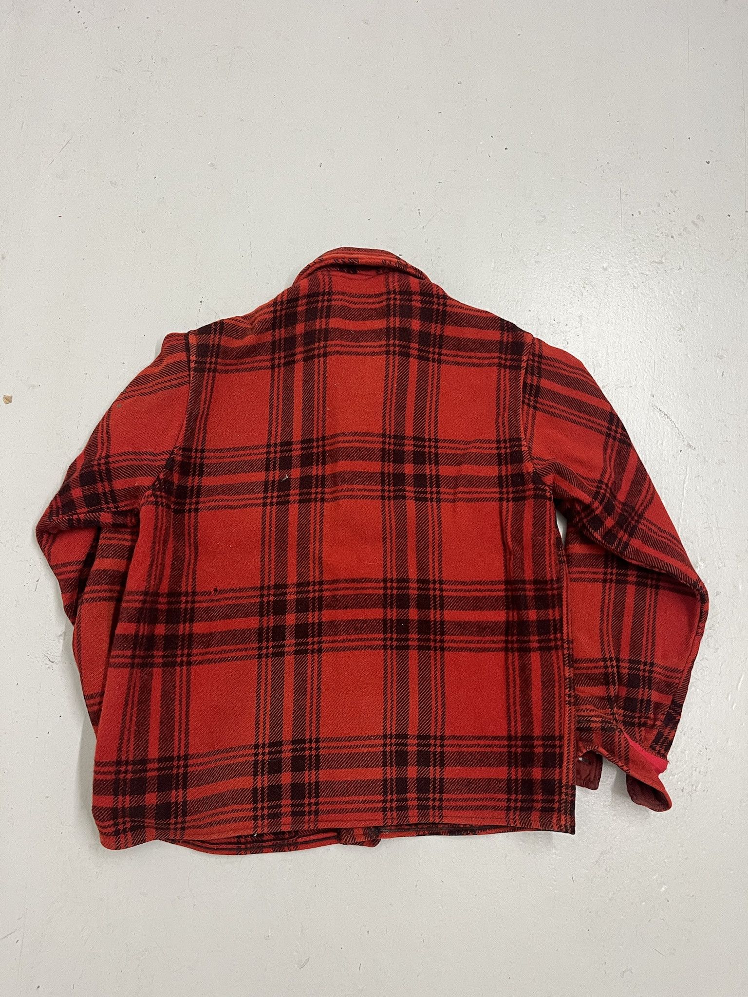 Vintage Vintage 80s Red Check Flannel Size US M / EU 48-50 / 2 - 3 Thumbnail