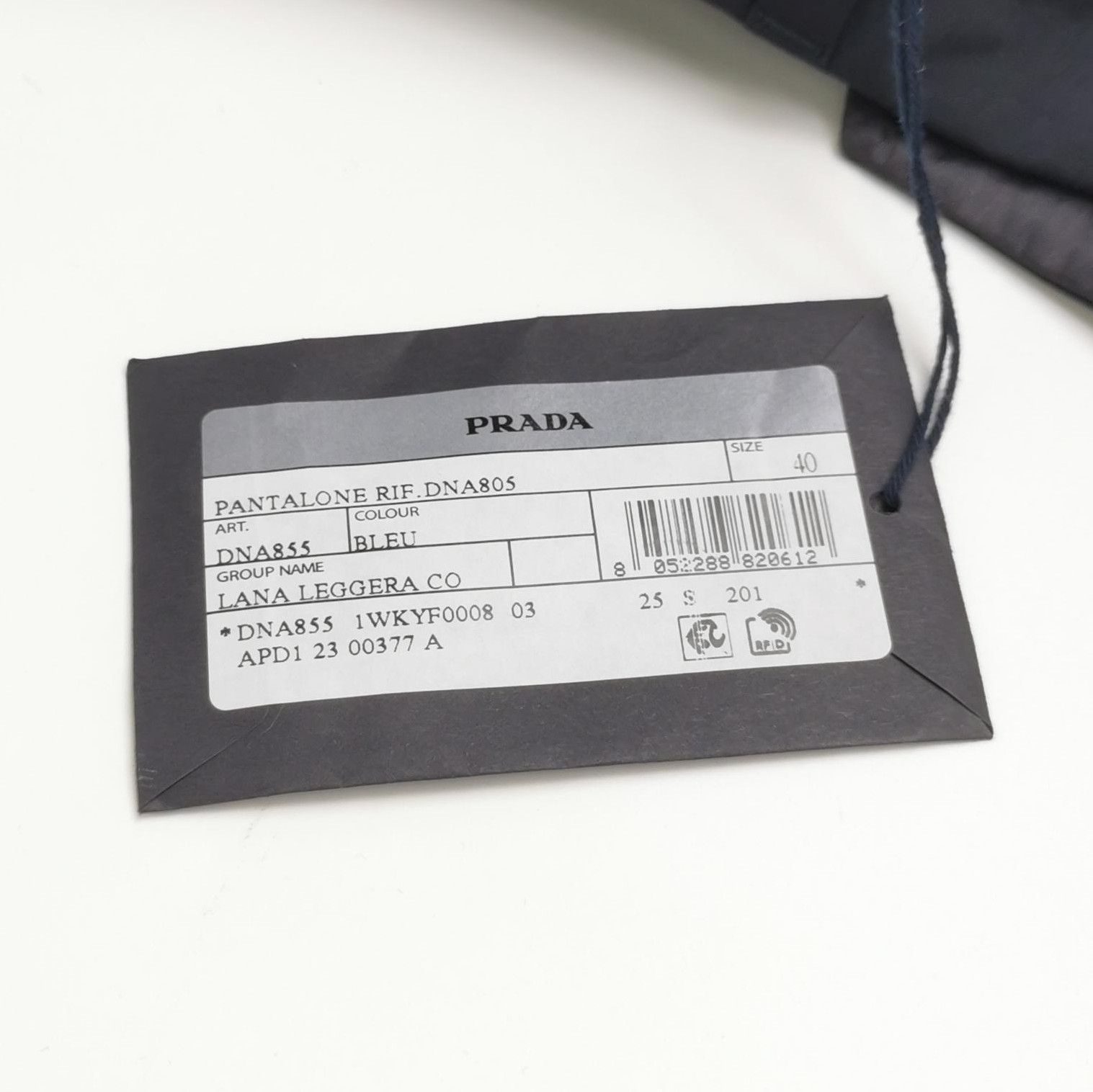 Prada Prada Black Wool Trousers Size 40 0089 Size 40" / US 18 - 4 Thumbnail