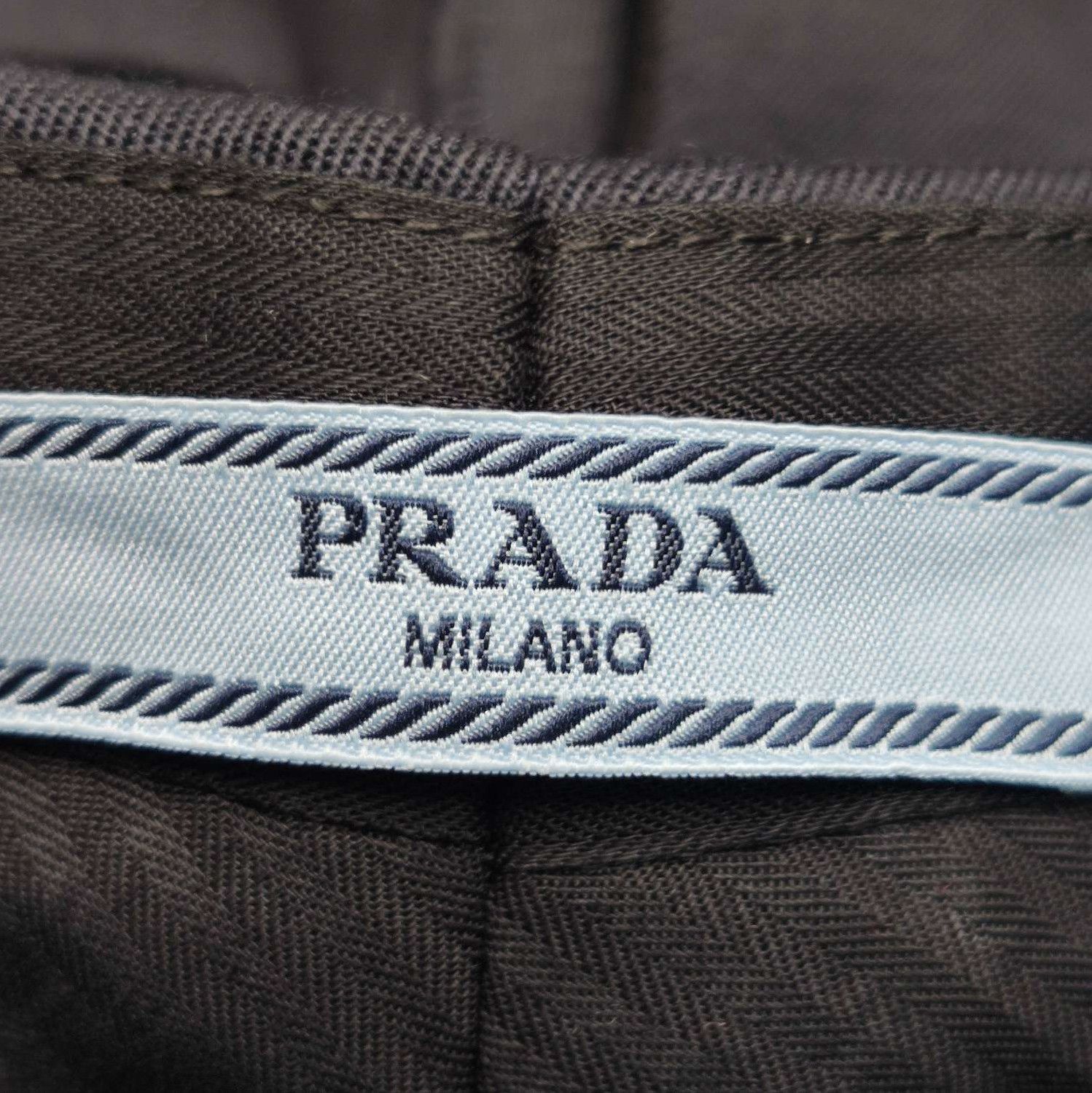 Prada Prada Black Wool Trousers Size 40 0089 Size 40" / US 18 - 4 Thumbnail