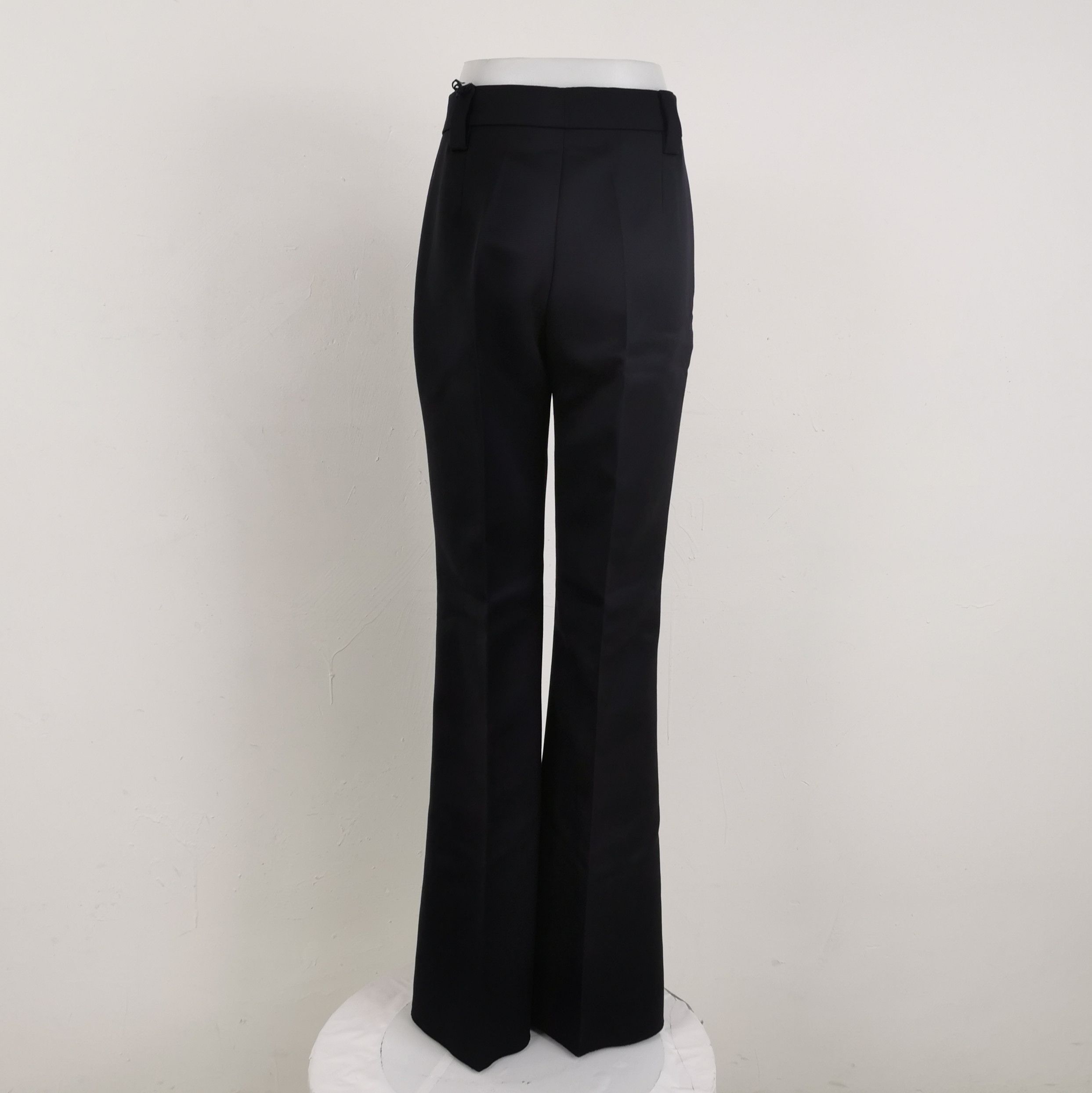 Prada Prada Black Wool Trousers Size 40 0089 Size 40" / US 18 - 2 Thumbnail