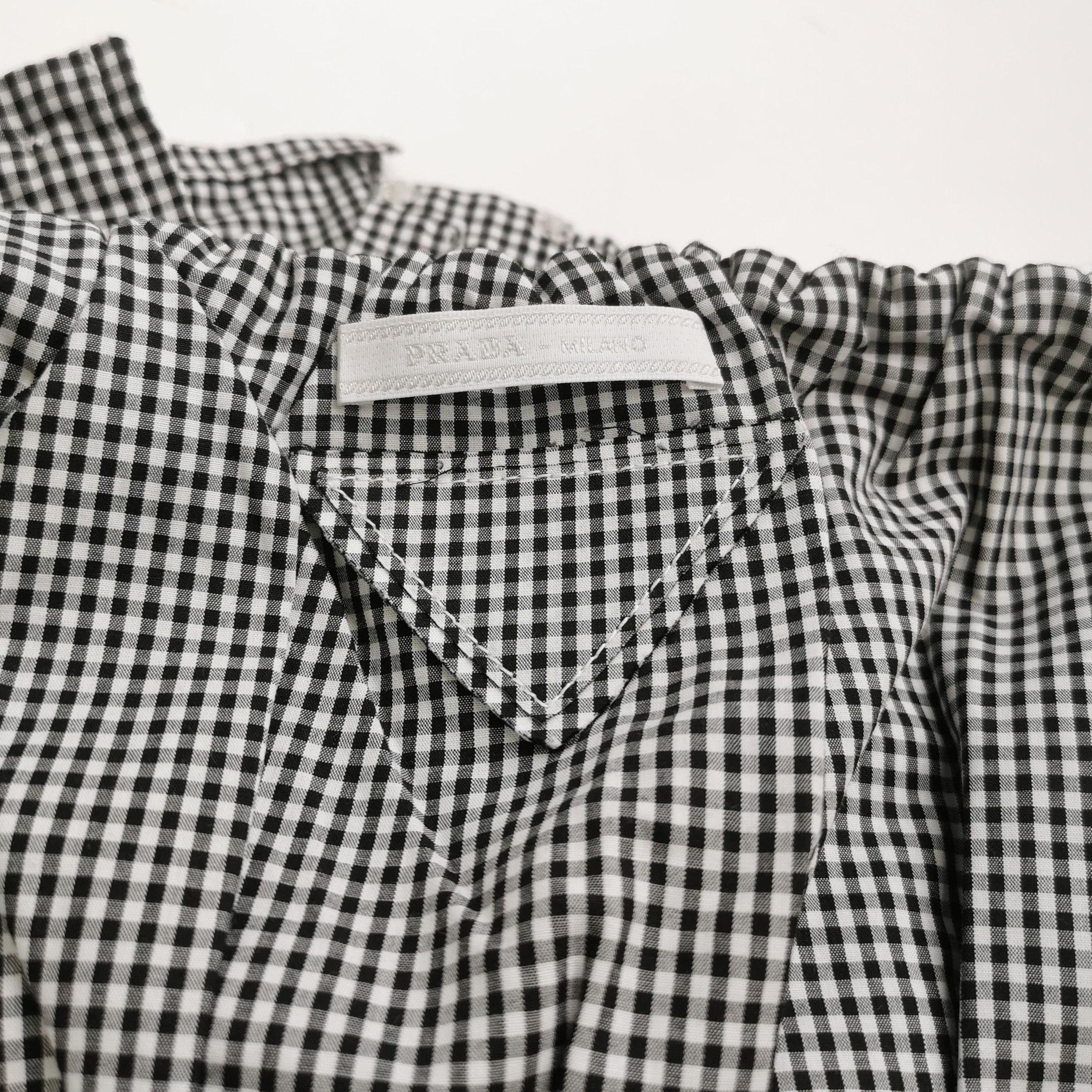 Prada Prada Color-Blocked Cotton Top 0089 Size S / US 4 / IT 40 - 3 Thumbnail
