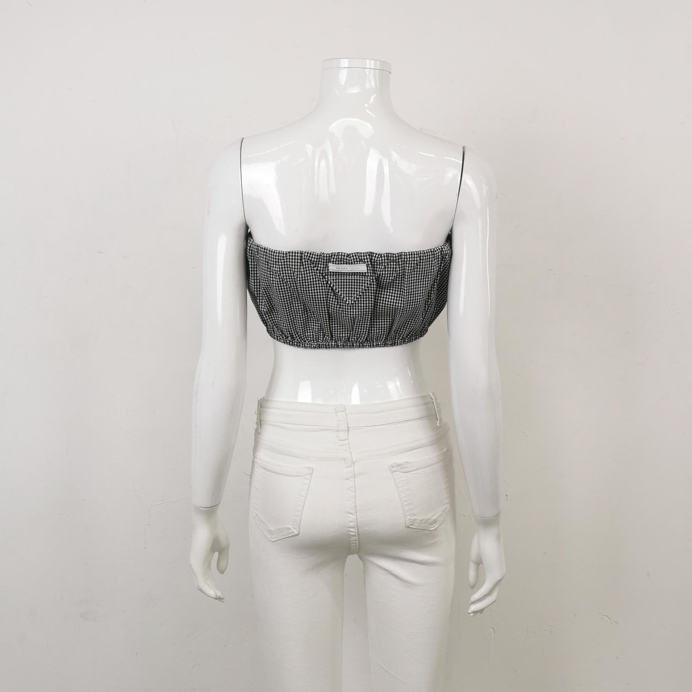 Prada Prada Color-Blocked Cotton Top 0089 Size S / US 4 / IT 40 - 2 Thumbnail