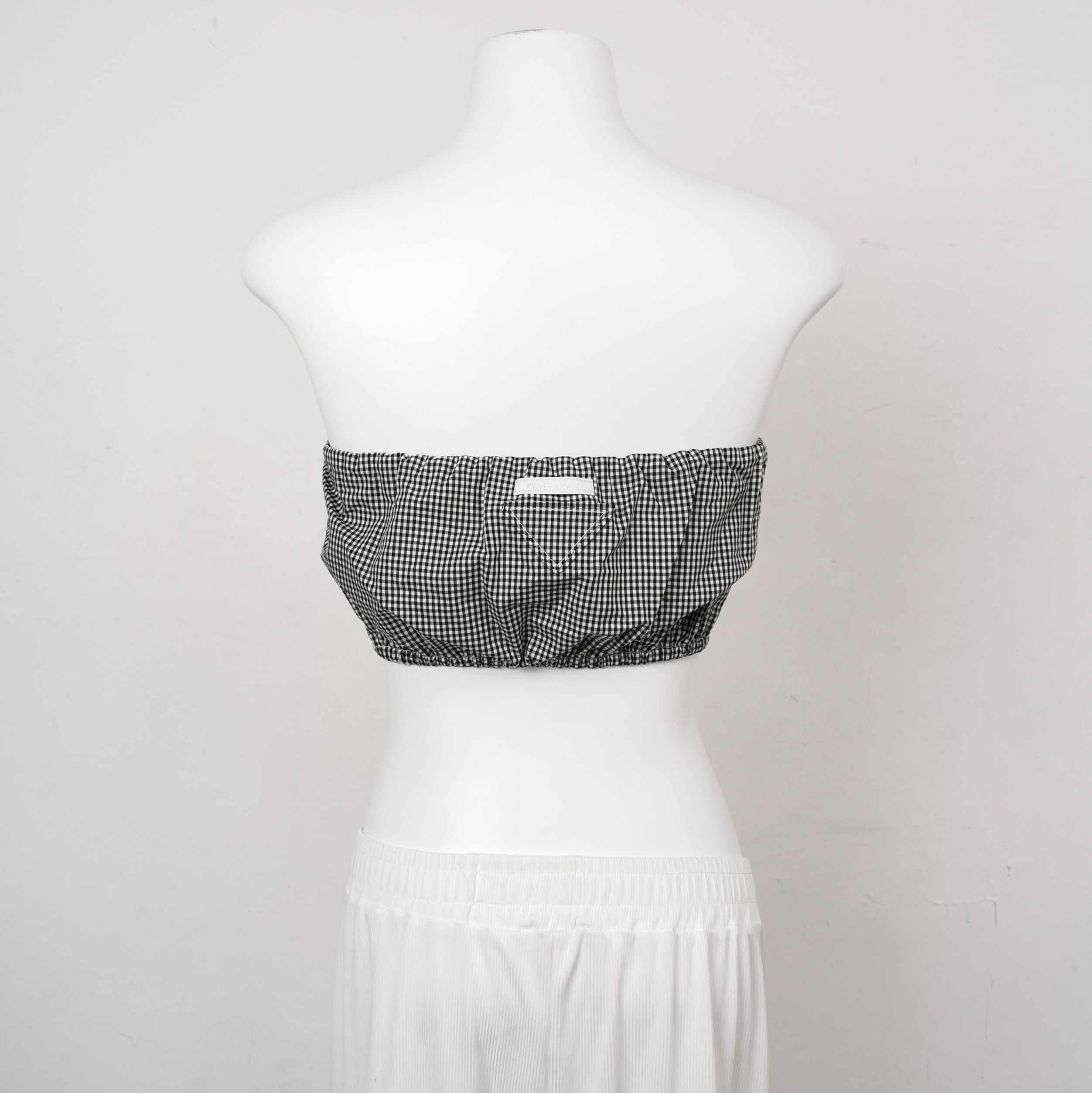Prada Prada Color-Block Checkered Logo Vest 0089 Size S / US 4 / IT 40 - 2 Thumbnail