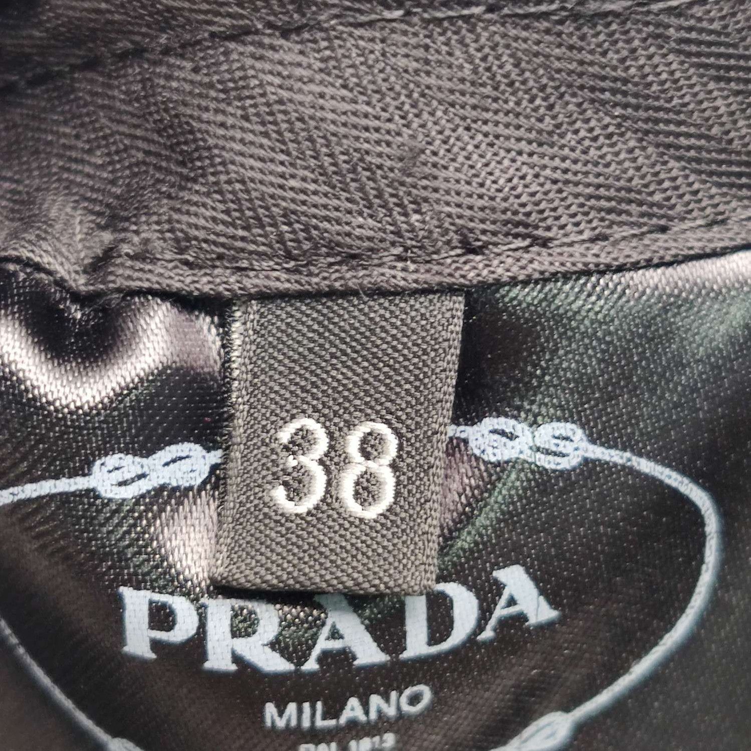 Prada Prada Black Wool Wide-Leg Trousers 0089 Size 38" / US 16 / IT 52 - 7 Thumbnail