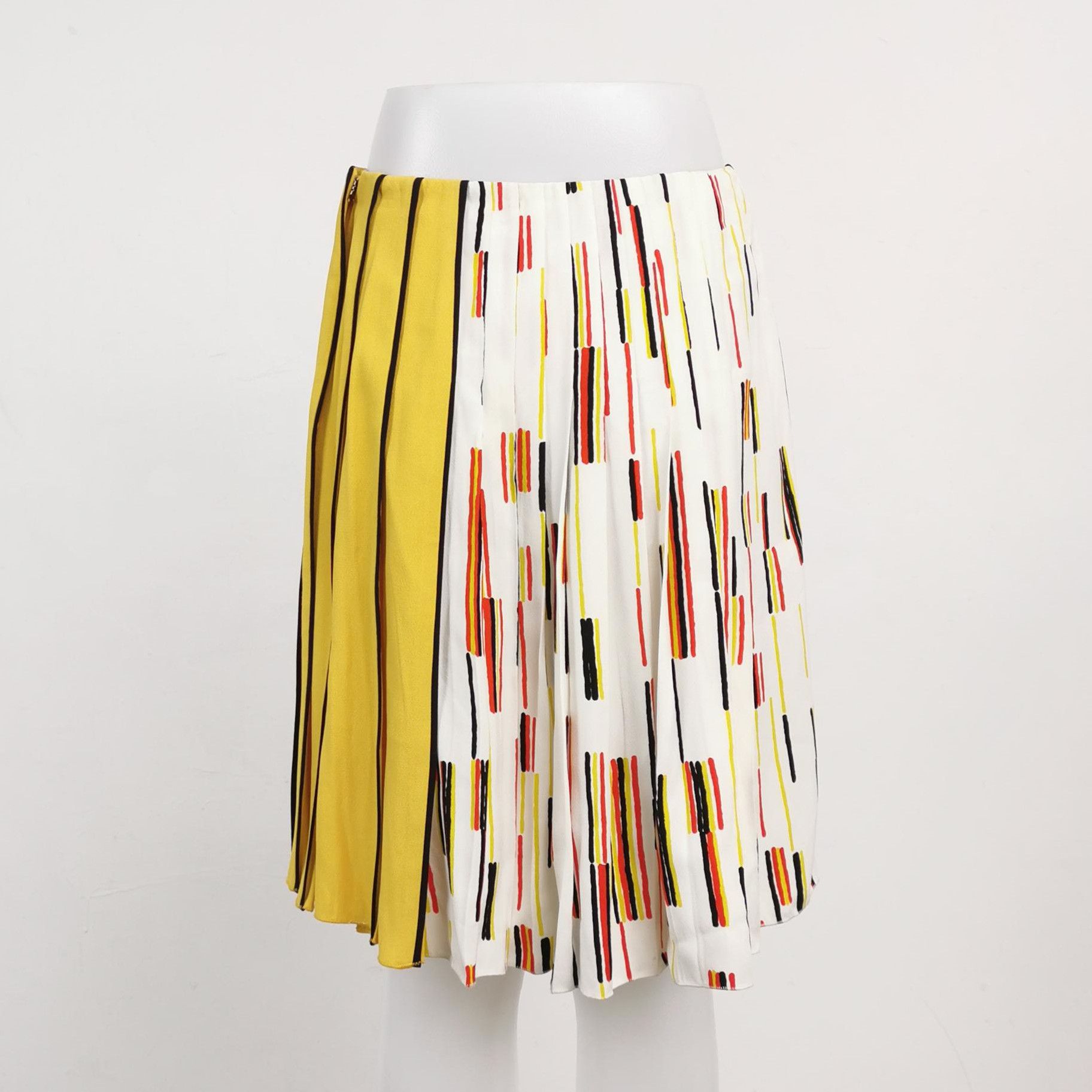 Prada Prada Colorful Striped Midi Skirt Size 38 0089 Size 38" / US 16 / IT 52 - 2 Thumbnail